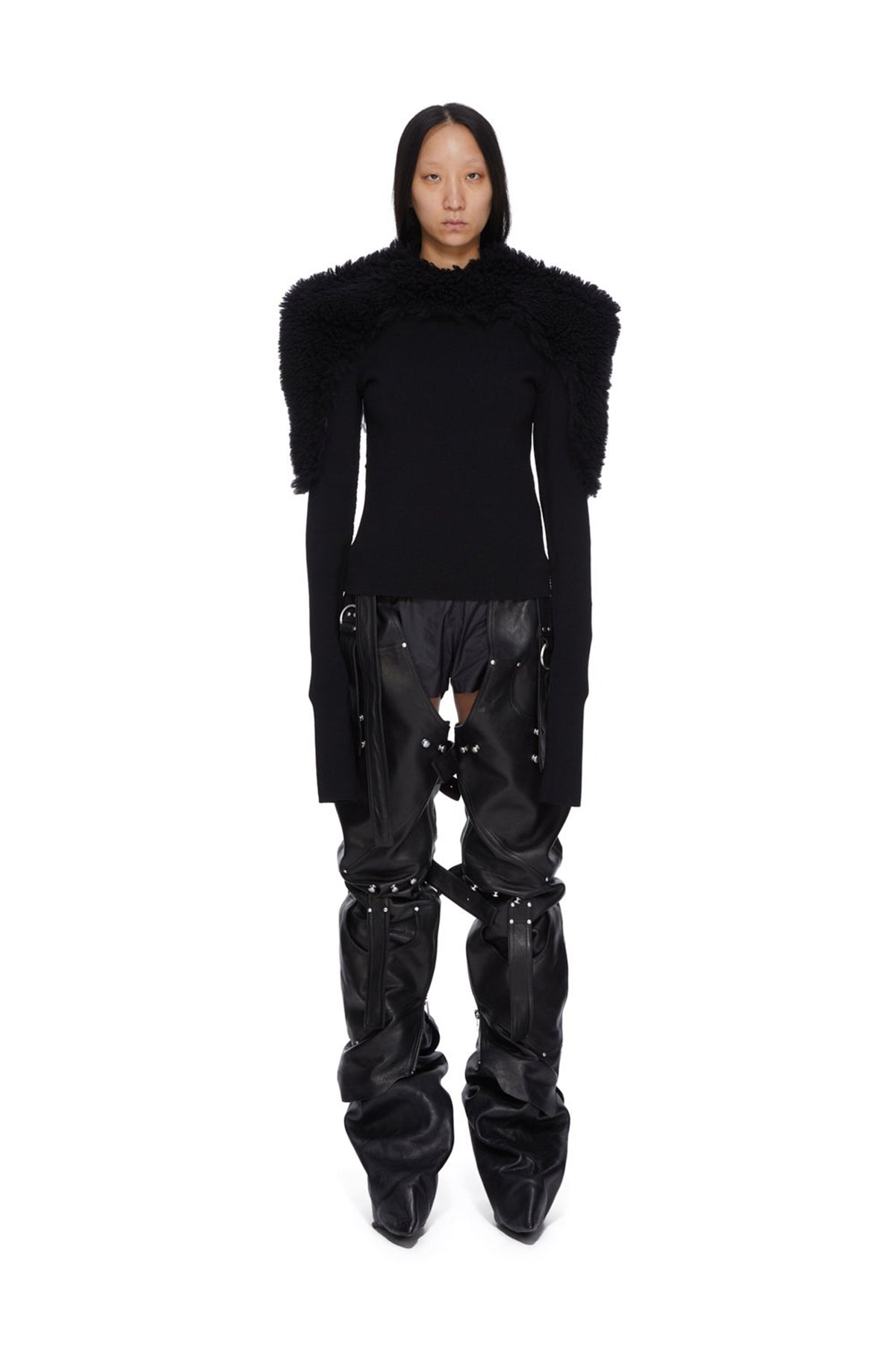 RICK OWENS | LEO PROTHMANN CHAP PANTS
