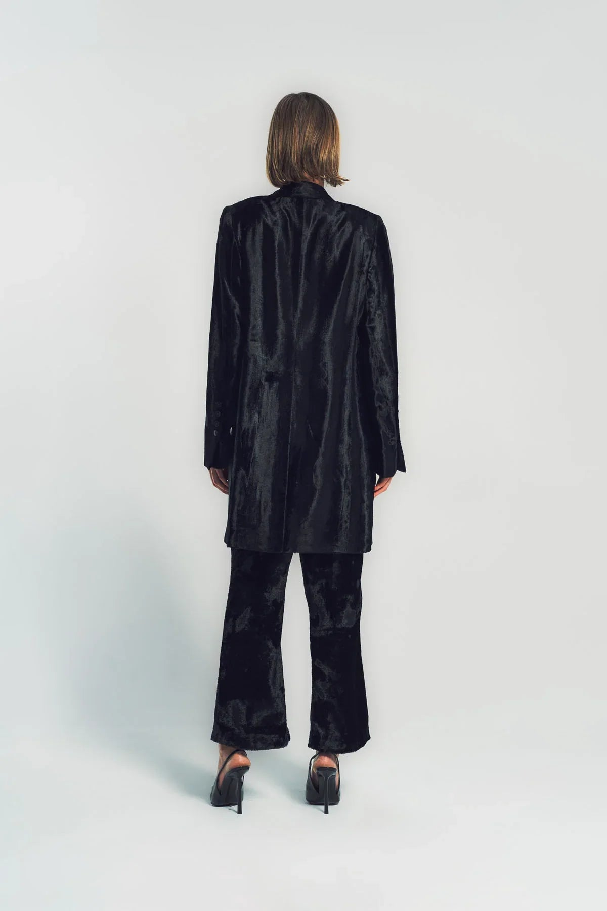 SAPIO | NO. 3 VELVET JERSEY COAT