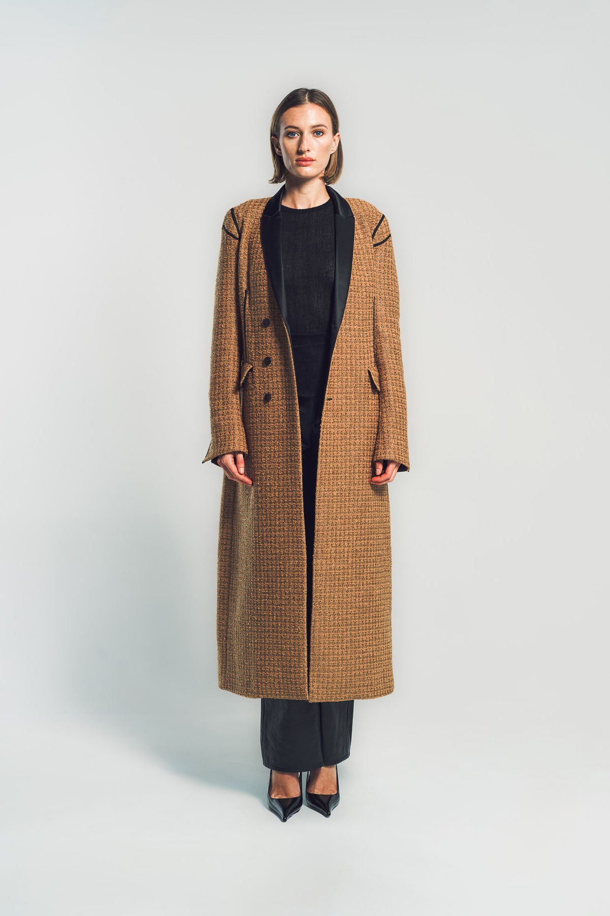 SAPIO | NO. 30 GOLD THREAD TWEED COAT