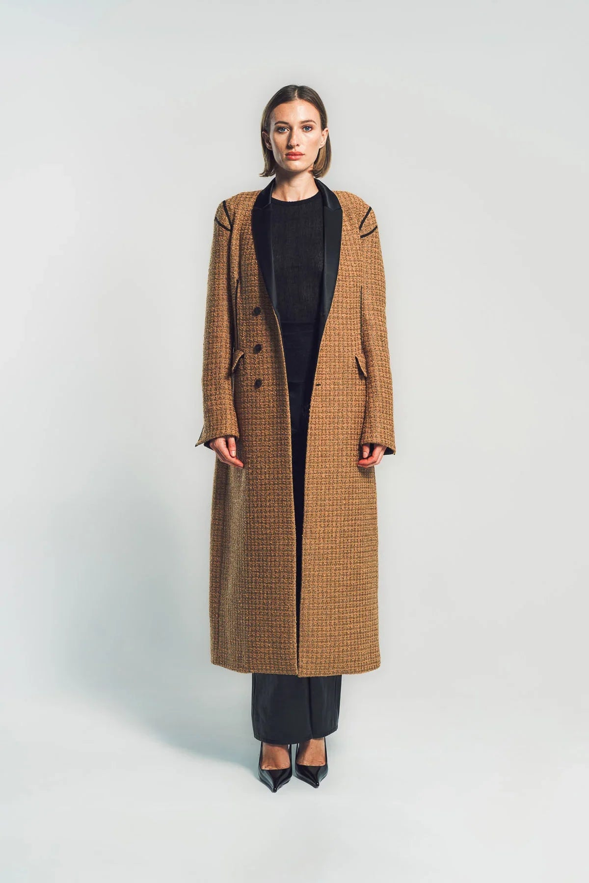 SAPIO | NO. 30 GOLD THREAD TWEED COAT