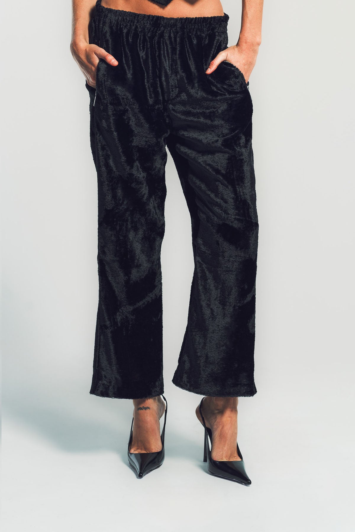 SAPIO | NO. 40 VELVET LONG HAIR JERSEY PANTS