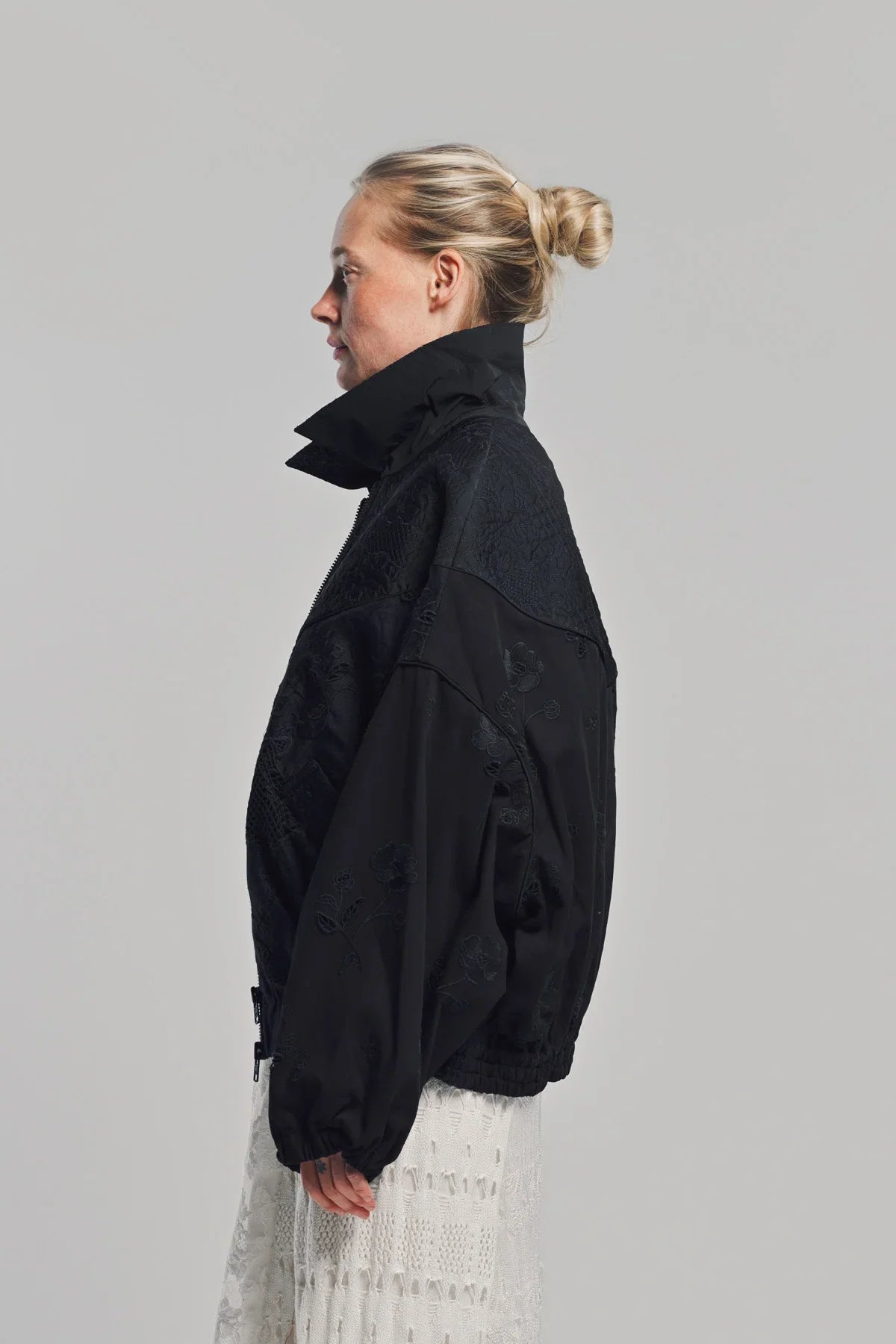 CAROLINE HU | COLLAGING EMBROIDERED JACKET