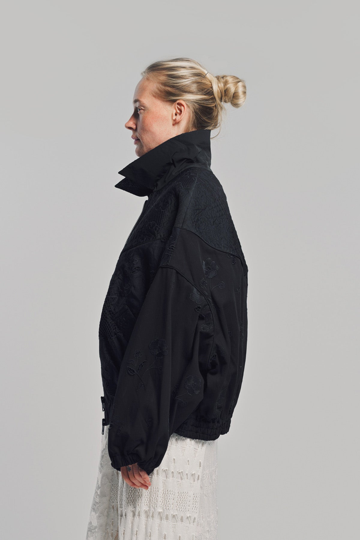 CAROLINE HU | COLLAGING EMBROIDERED JACKET