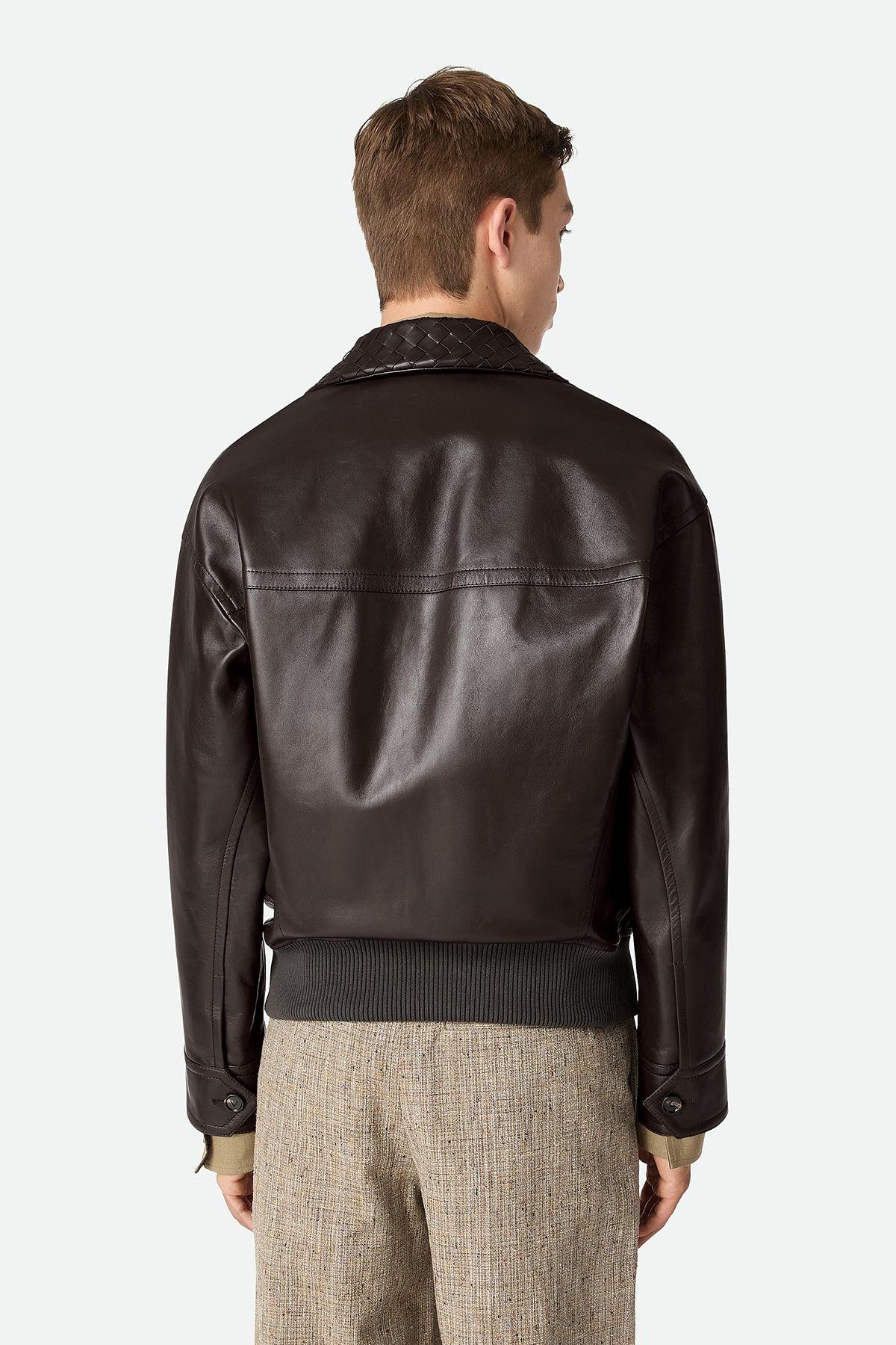 BOTTEGA VENETA | LEATHER BLOUSON