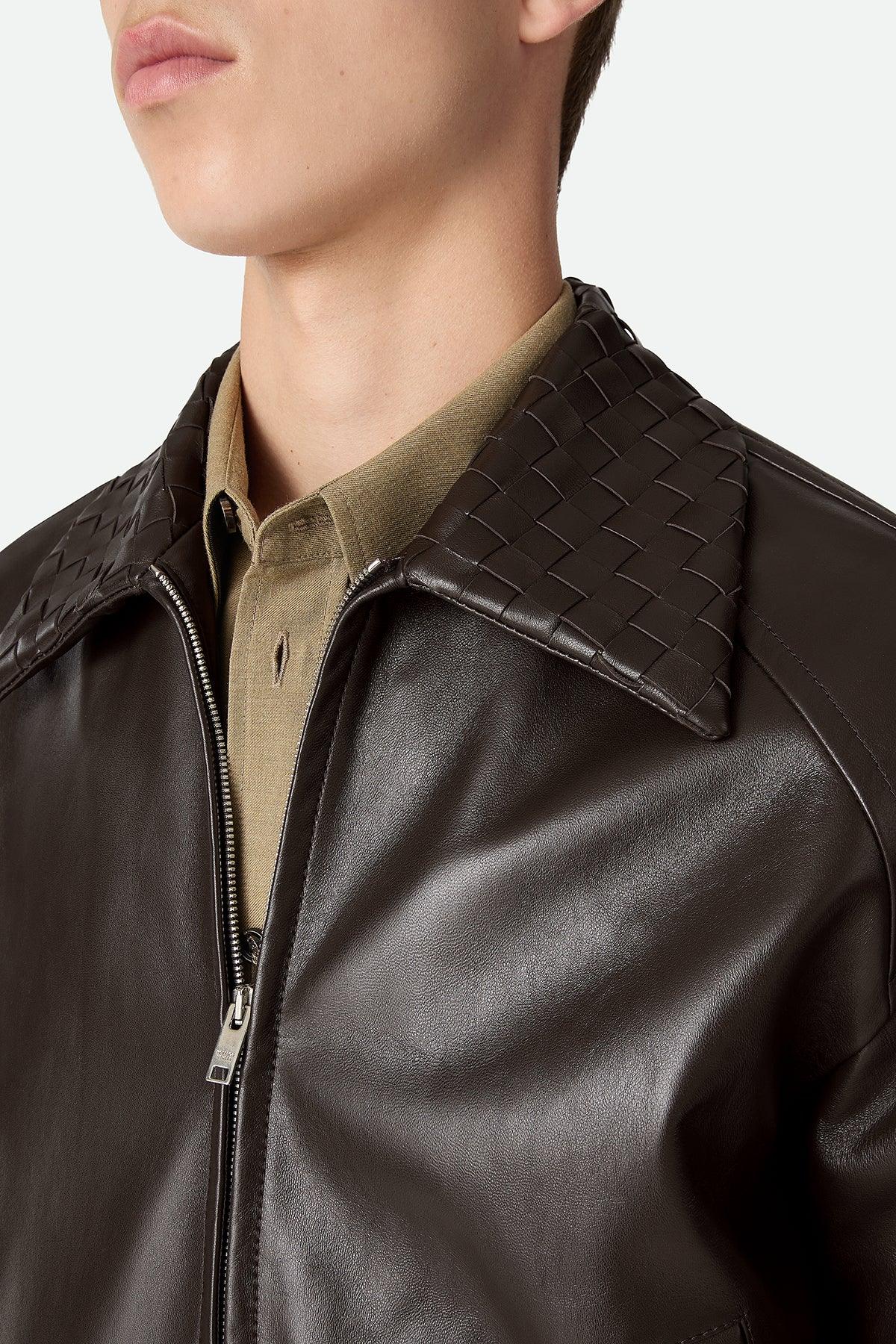 BOTTEGA VENETA | LEATHER BLOUSON