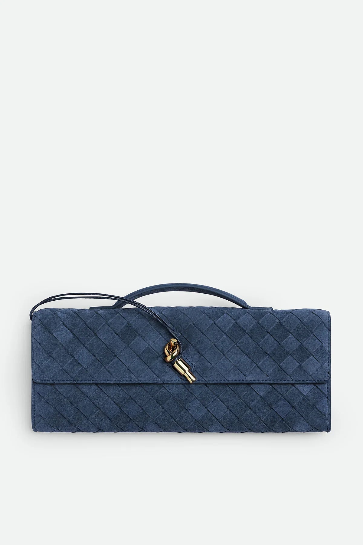 BOTTEGA VENETA | ANDIAMO CLUTCH IN NEPTUNE & MUSE