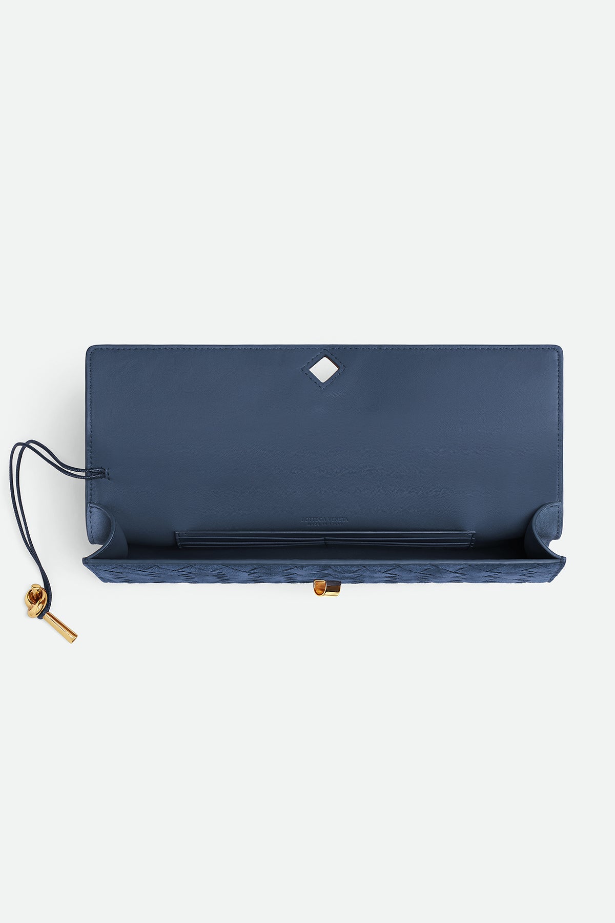 BOTTEGA VENETA | ANDIAMO CLUTCH IN NEPTUNE & MUSE
