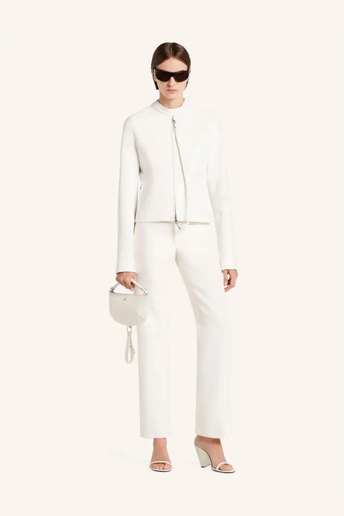 COURRÈGES | CITY VINYL BIKER JACKET