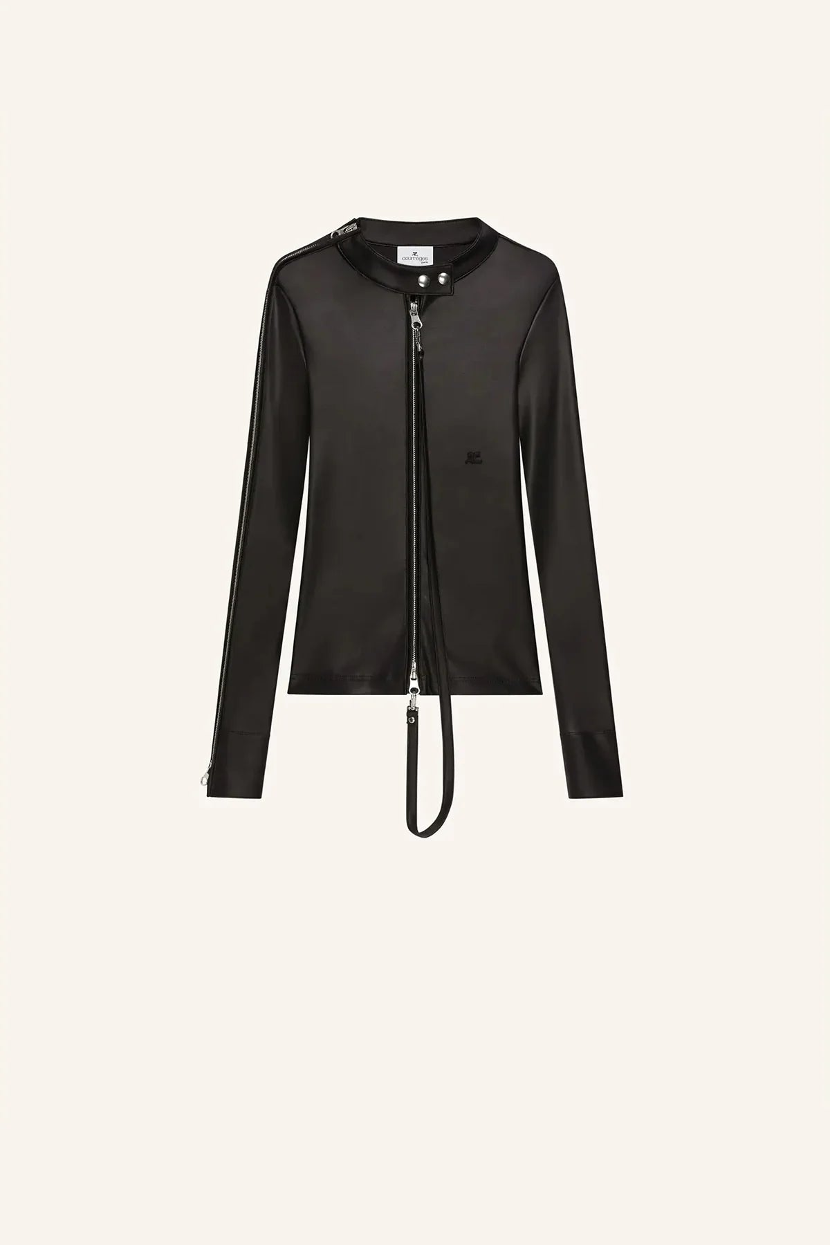 COURRÈGES | ZIPPED BIKER TOP