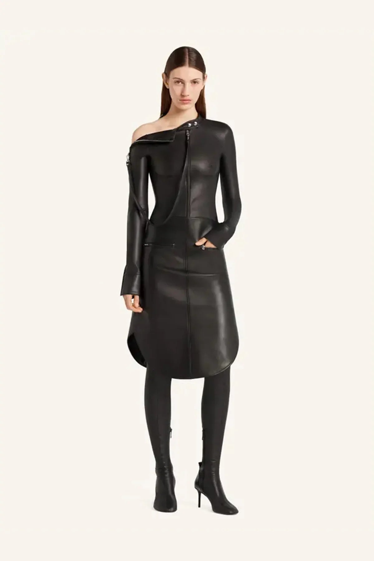 COURRÈGES | ZIPPED BIKER TOP