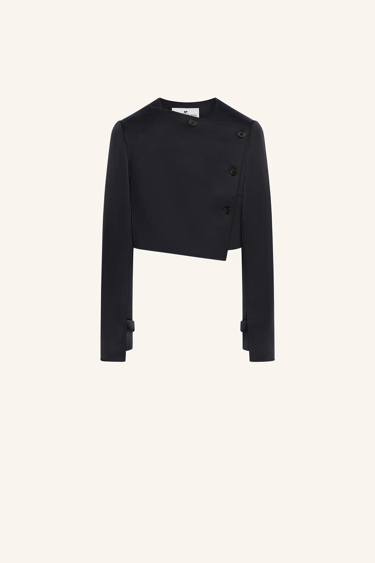 COURRÈGES | OBLIQUE SATIN TAILORED JACKET