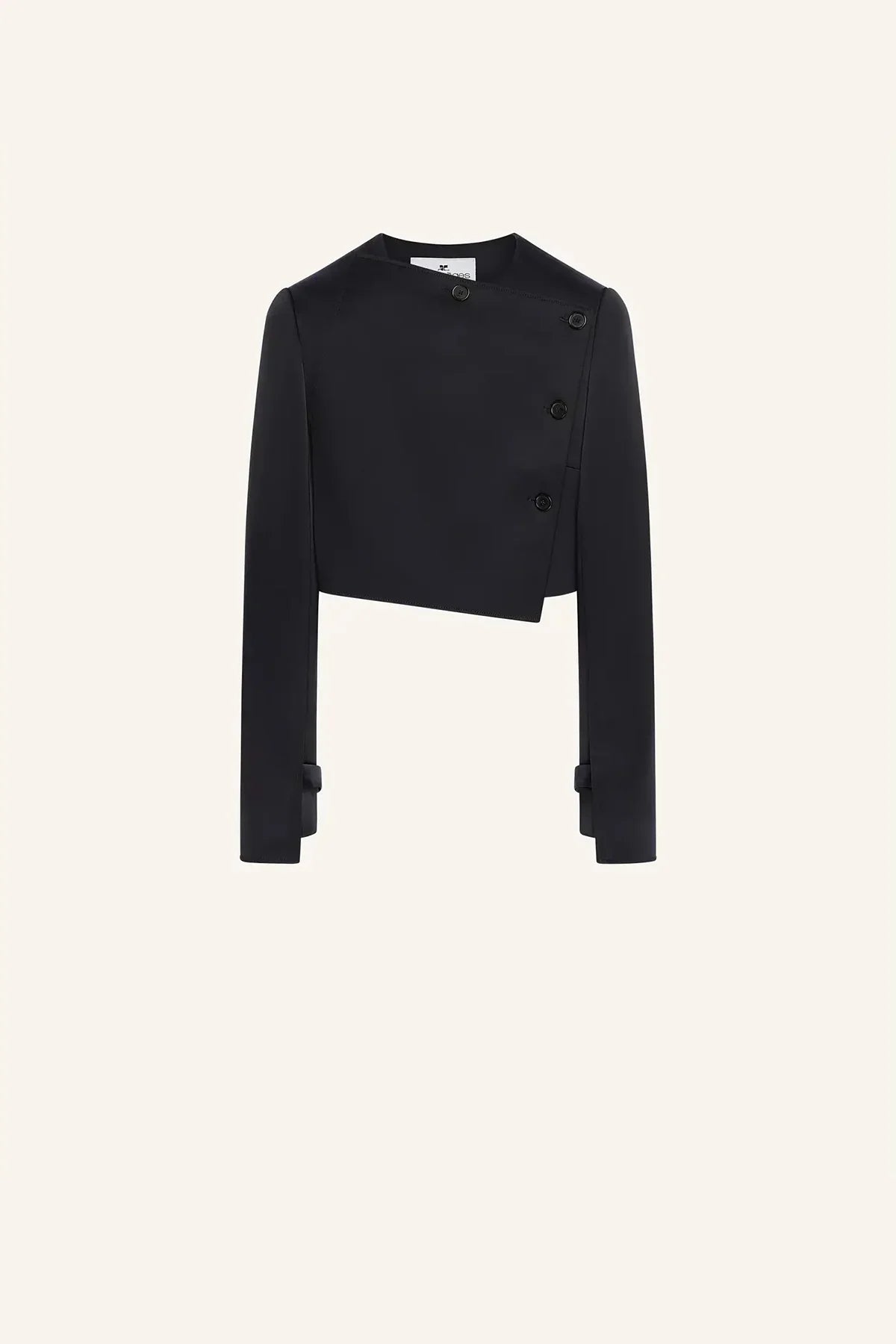 COURRÈGES | OBLIQUE SATIN TAILORED JACKET