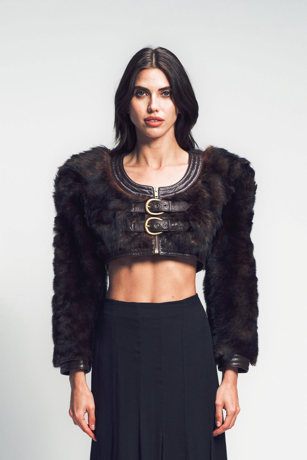 CHLOÉ | CROPPED SPENCER JACKET IN LEATHER