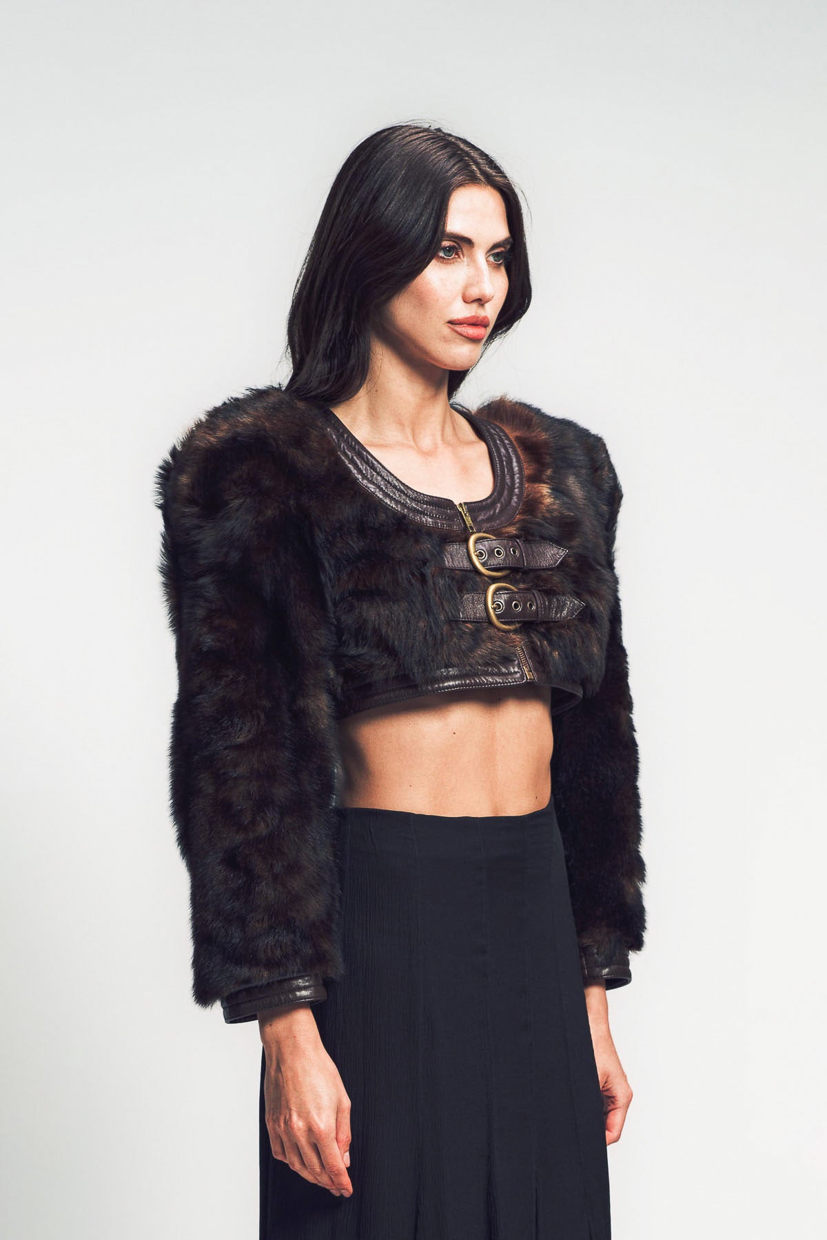 CHLOÉ | CROPPED SPENCER JACKET IN LEATHER