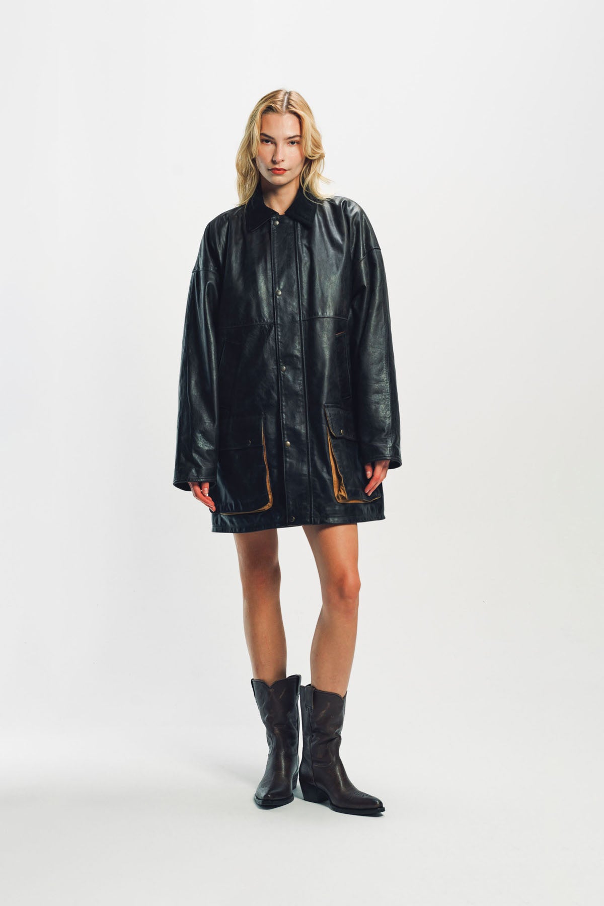 DURAN LANTINK | WAXED LEATHER JACKET