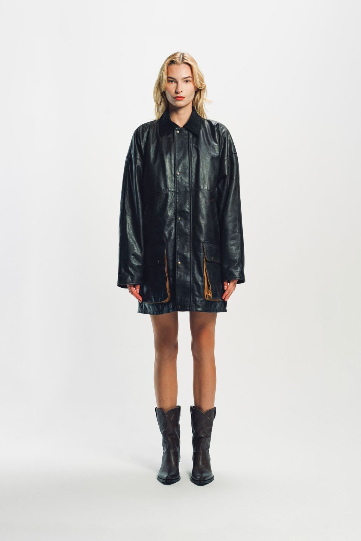 DURAN LANTINK | WAXED LEATHER JACKET