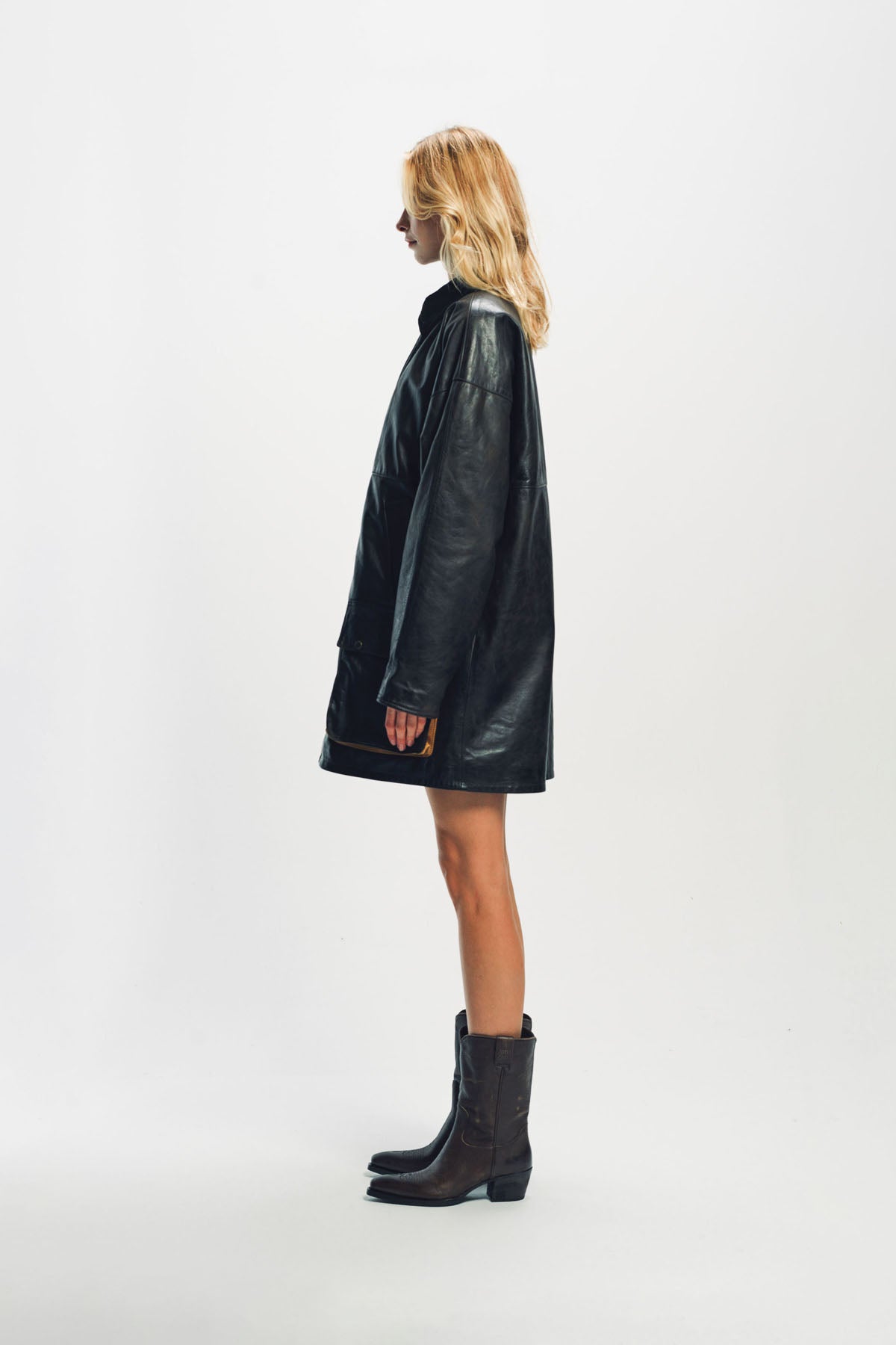 DURAN LANTINK | WAXED LEATHER JACKET