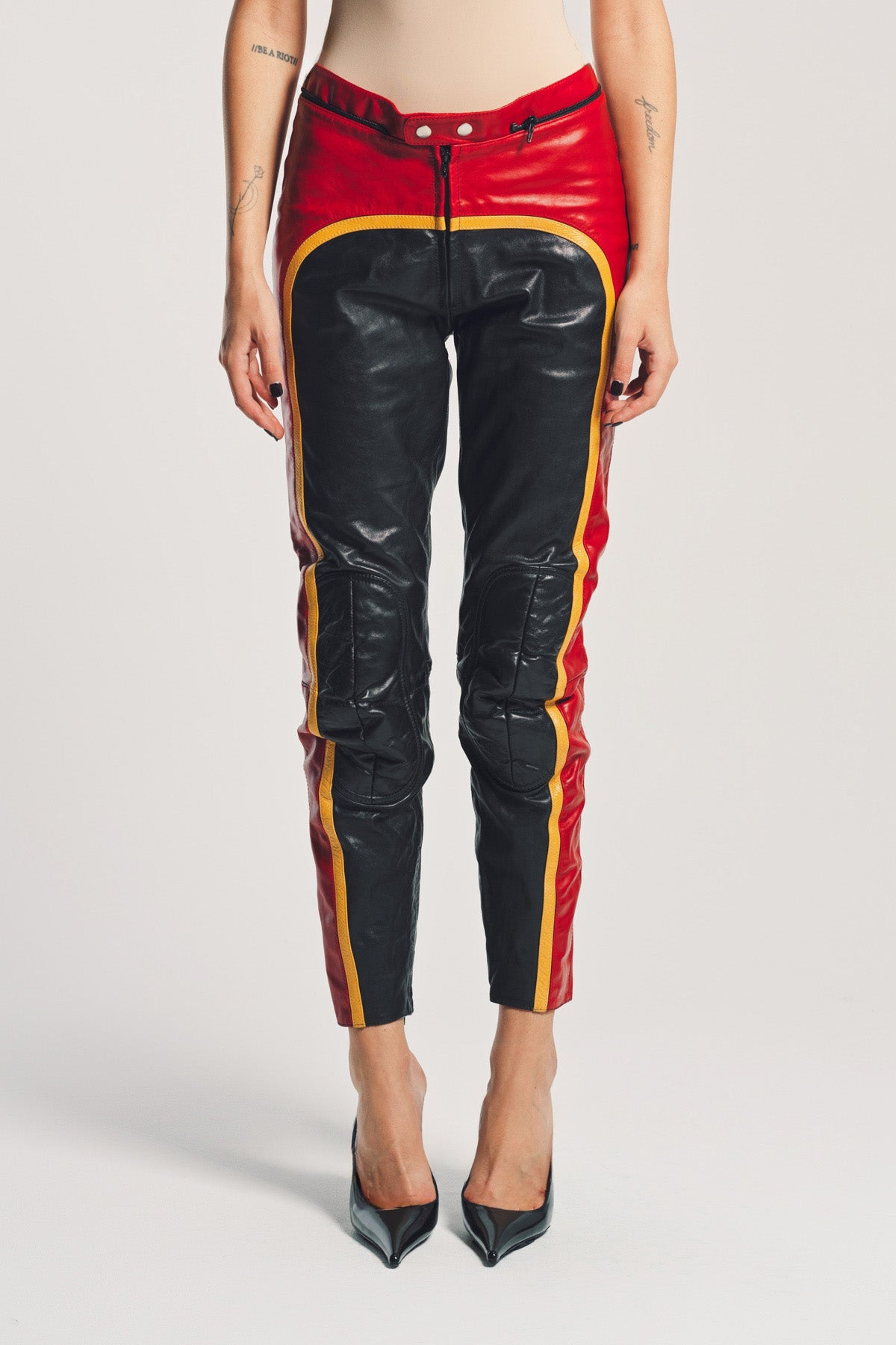 DURAN LANTINK | LEATHER BIKER PANTS