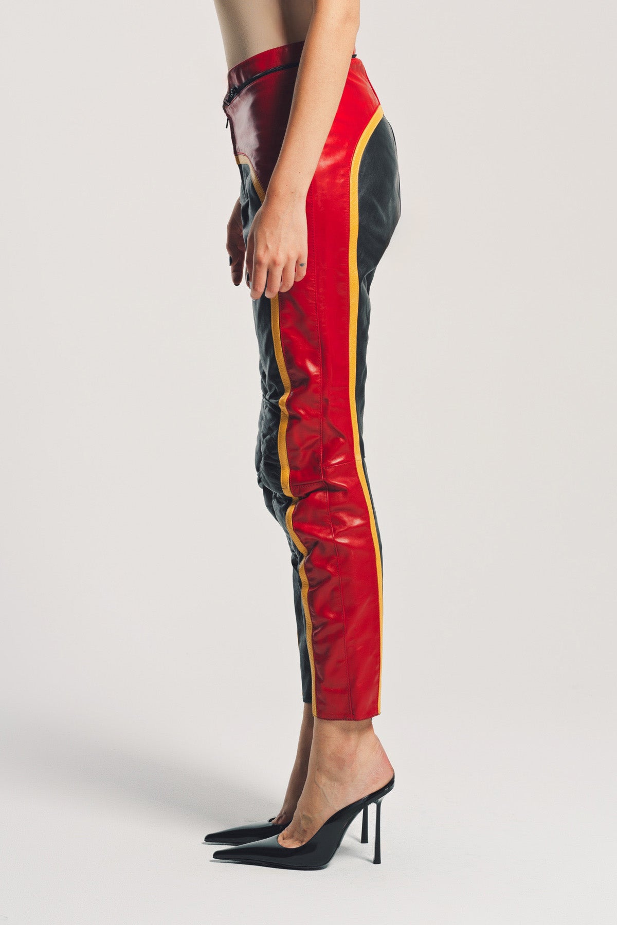 DURAN LANTINK | LEATHER BIKER PANTS