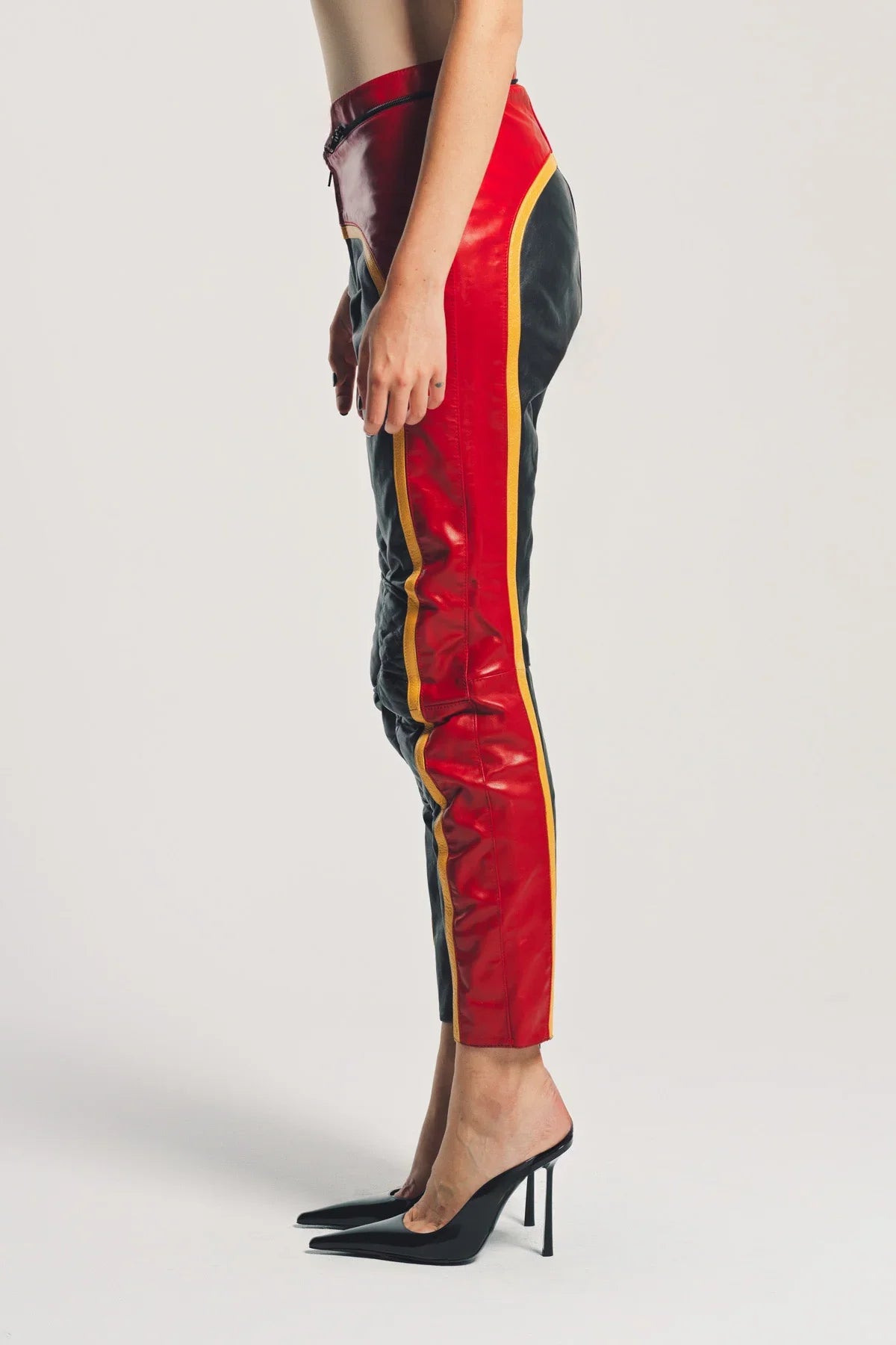 DURAN LANTINK | LEATHER BIKER PANTS