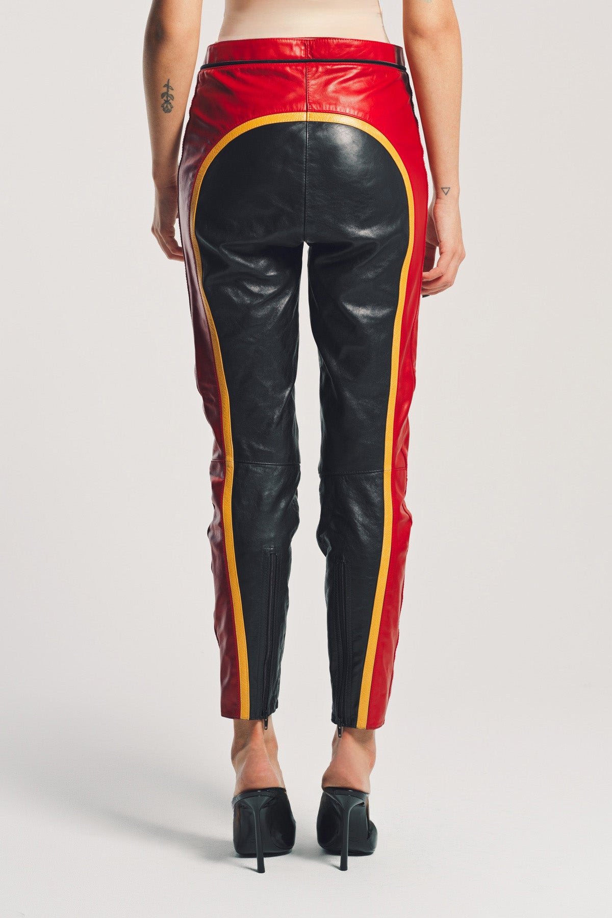 DURAN LANTINK | LEATHER BIKER PANTS