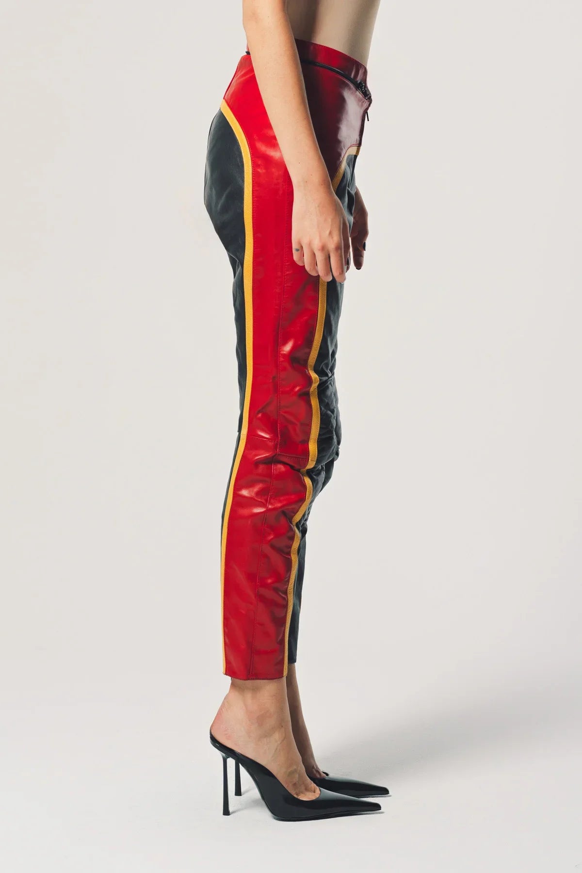 DURAN LANTINK | LEATHER BIKER PANTS
