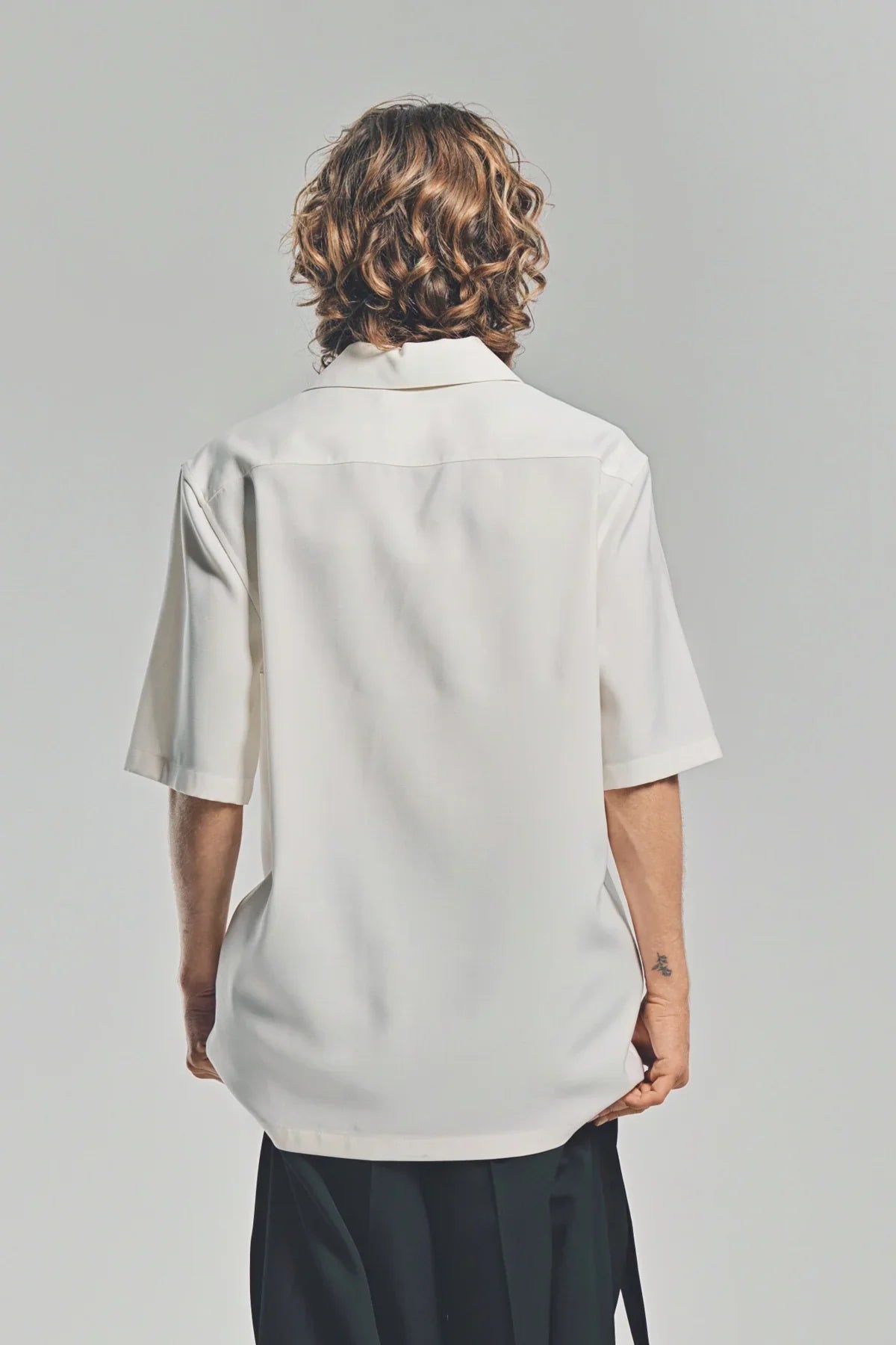 JIL SANDER | WOOL CANVAS POLO SHIRT