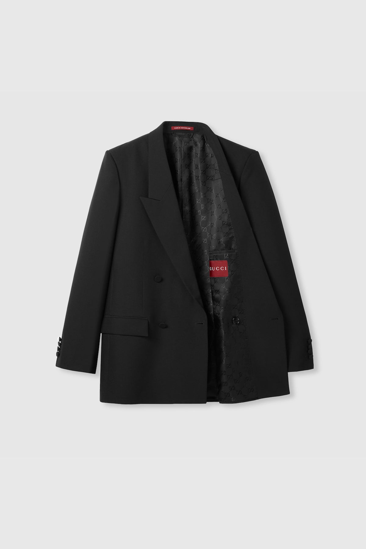 GUCCI | DOUBLE-BREASTED TECHNICAL PANAMA JACKET