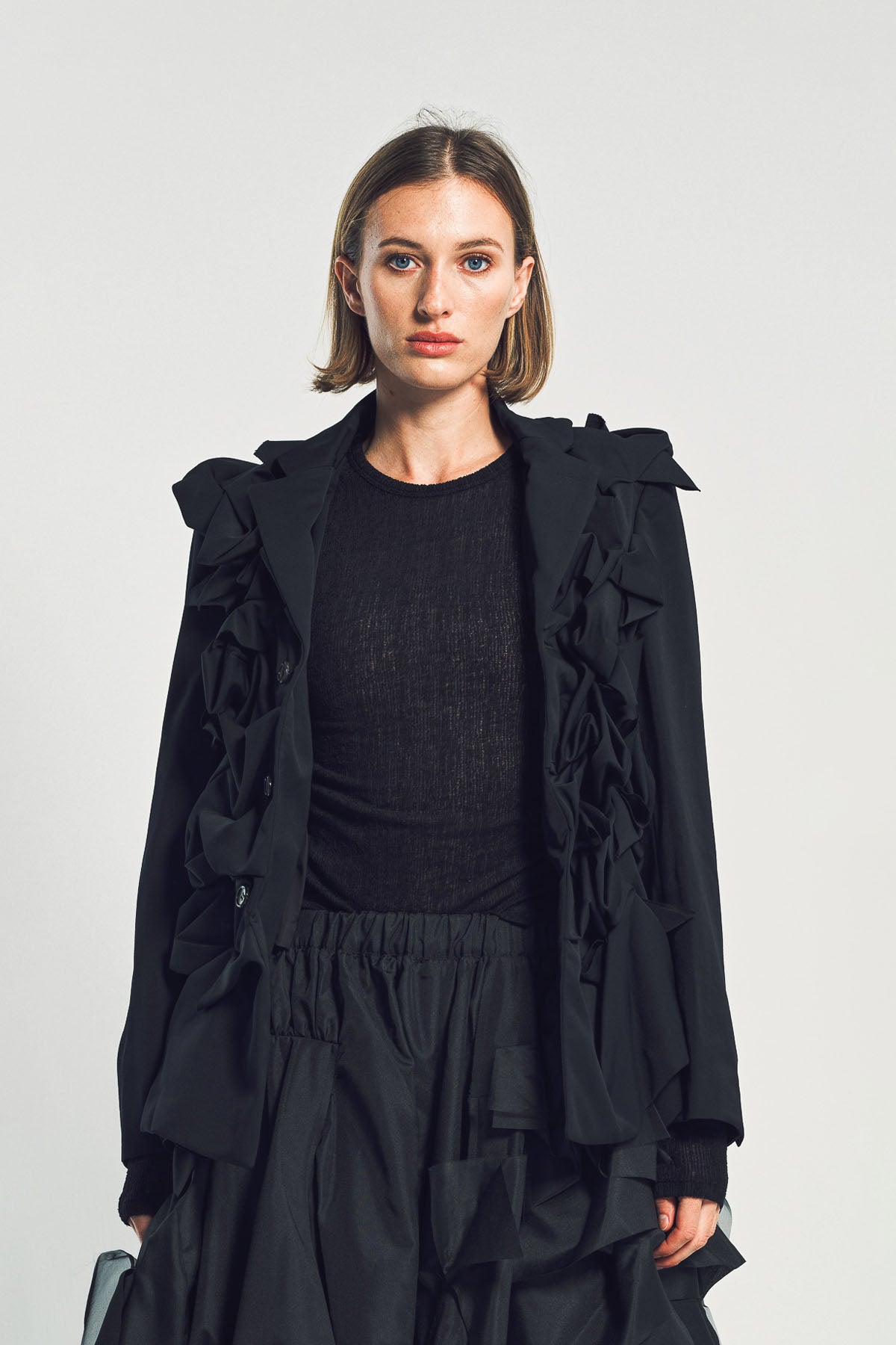 COMME DES GARCONS | WOOL GABARDINE BLAZER