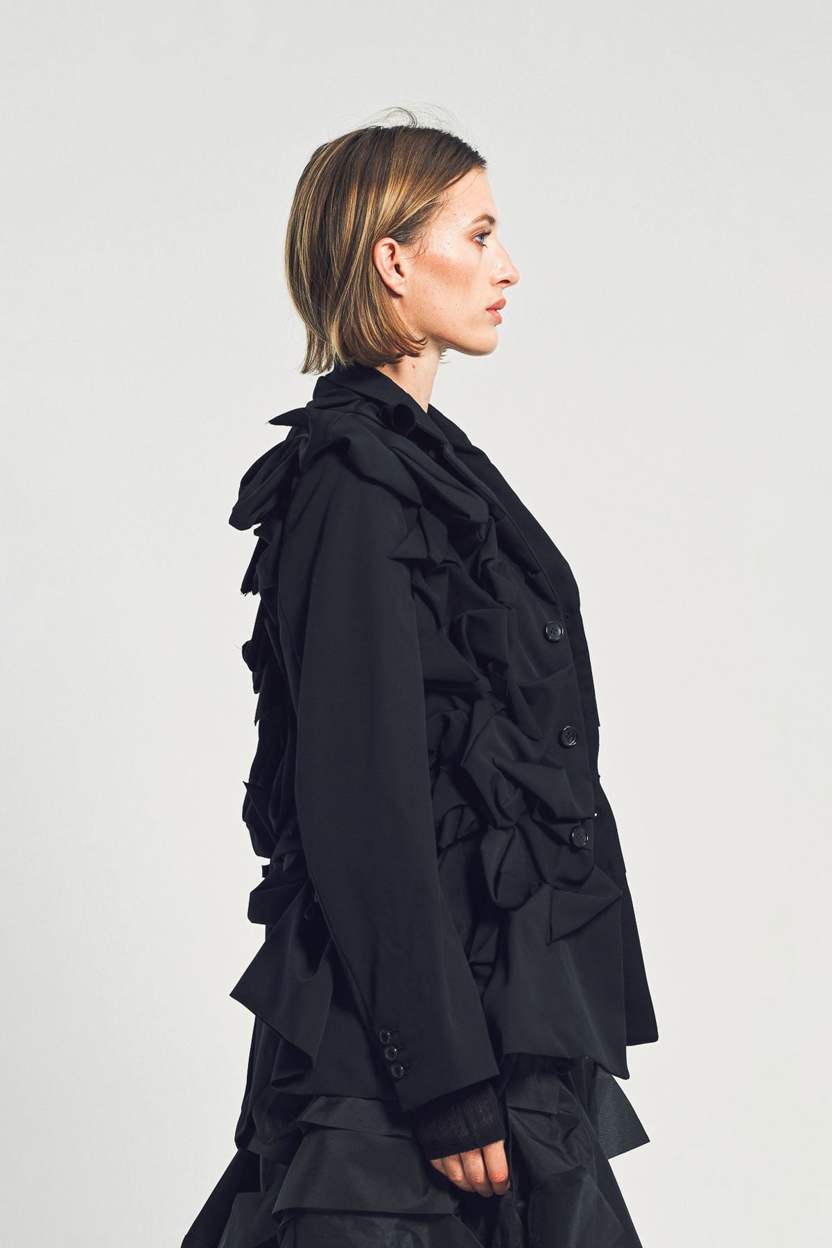 COMME DES GARCONS | WOOL GABARDINE BLAZER