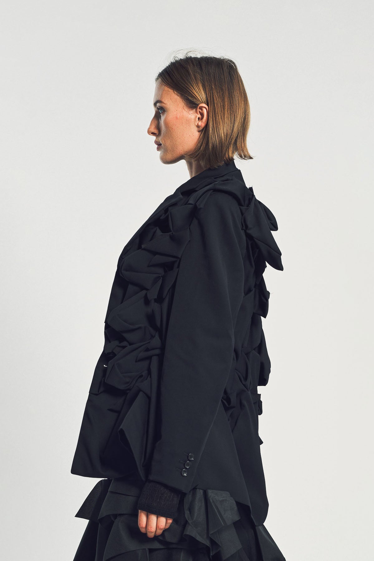 COMME DES GARCONS | WOOL GABARDINE BLAZER