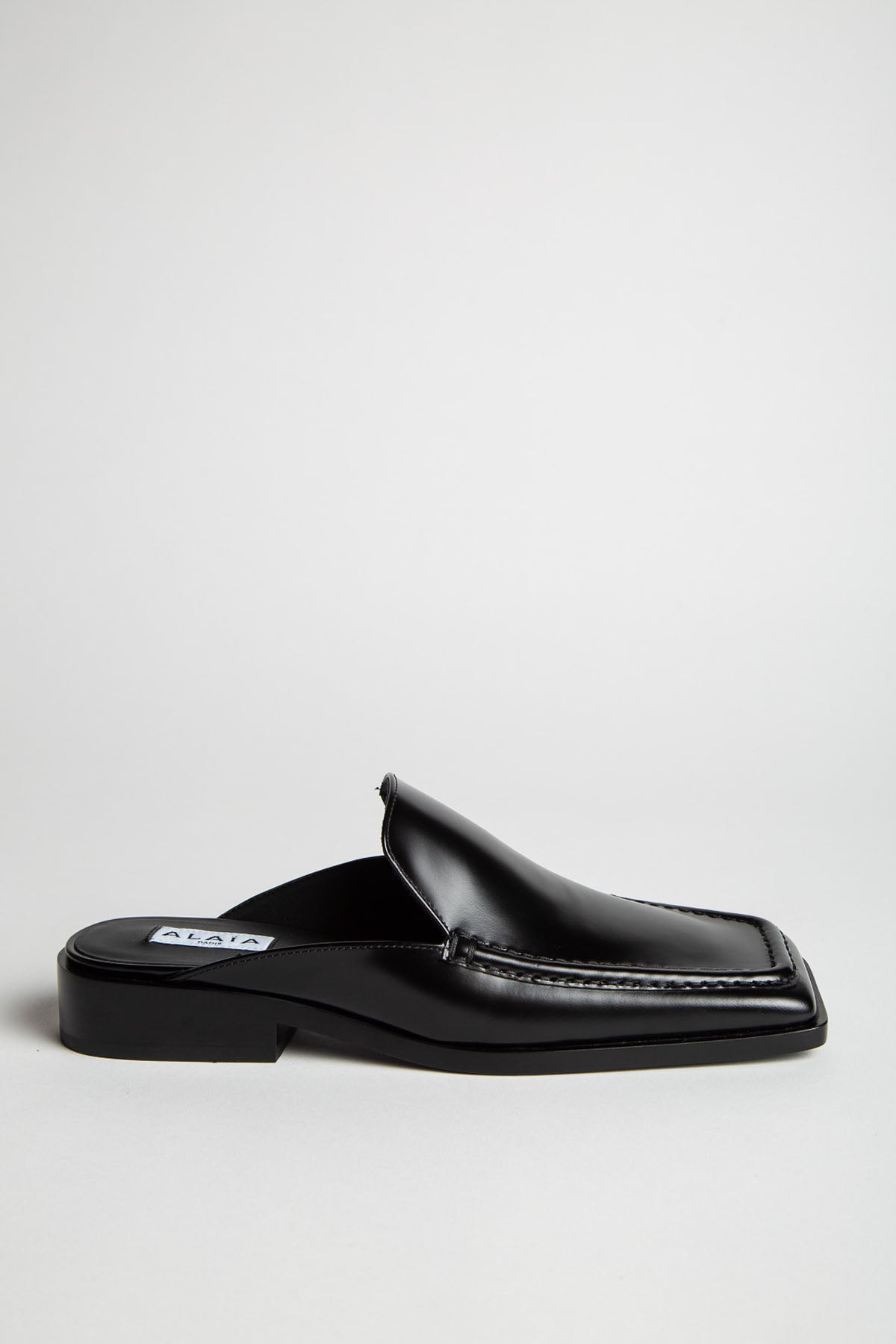 melt the lady square loafer 38 ブラック ALAÏA | SQUARE LOAFER MULES
