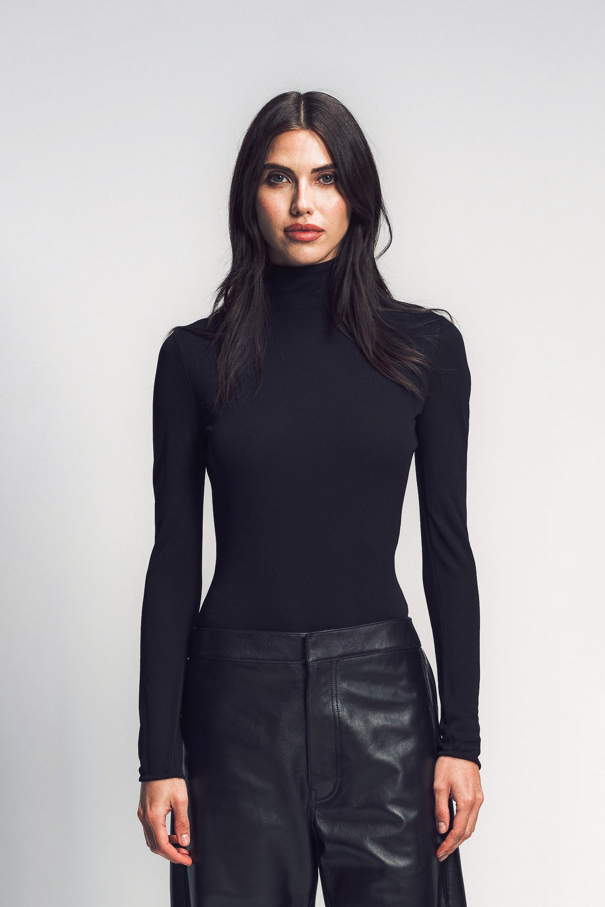 ALAÏA | FLUID JERSEY HEART BODYSUIT