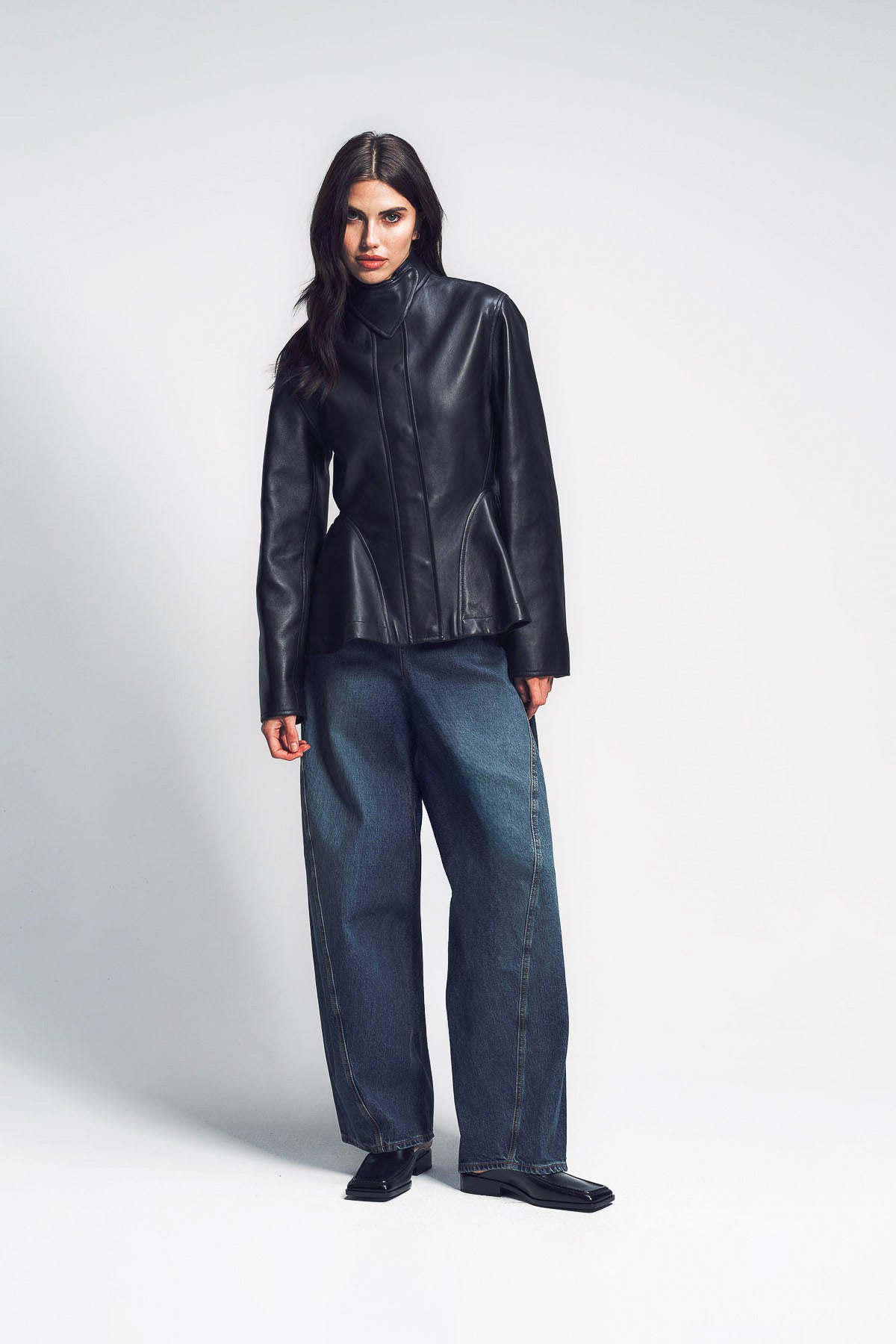 ALAÏA | DENIM CARGO PANTS