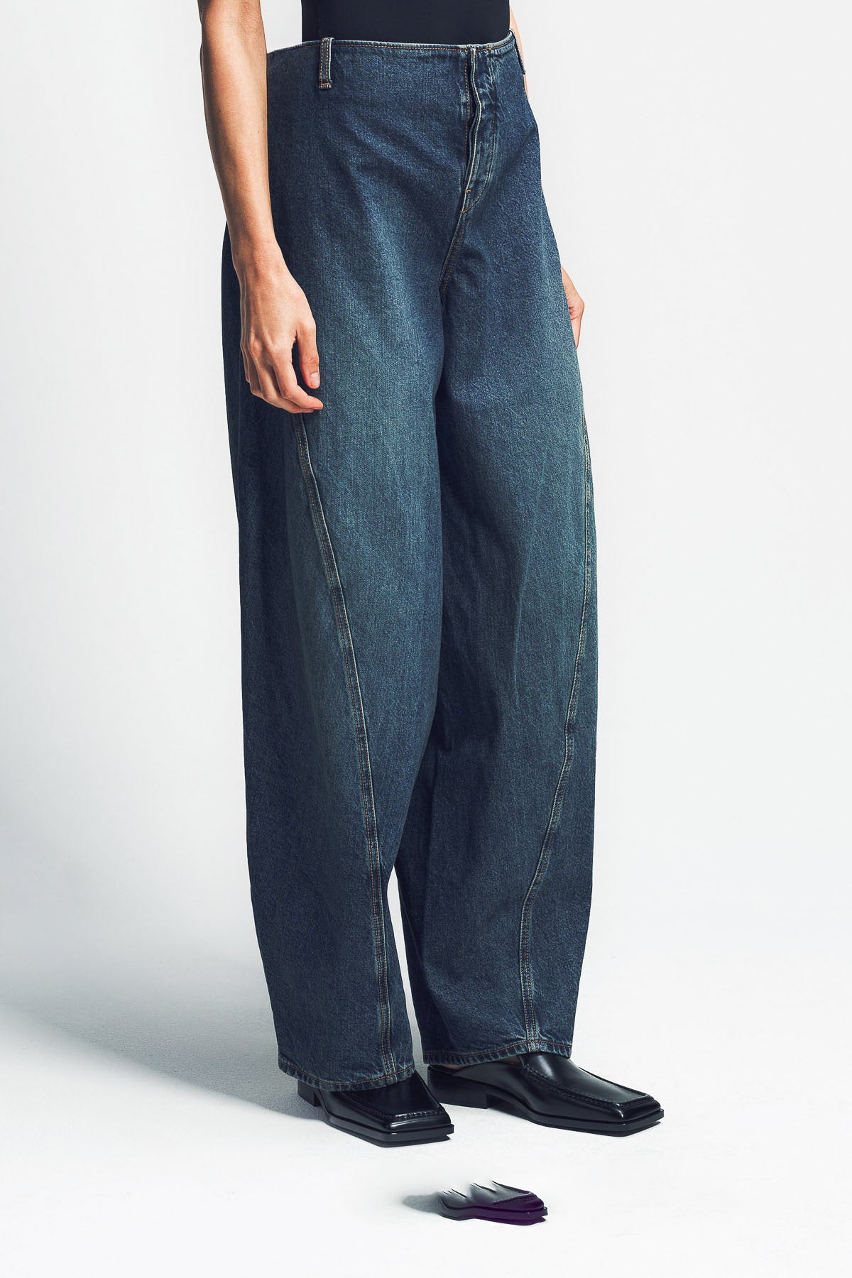 ALAÏA | DENIM CARGO PANTS