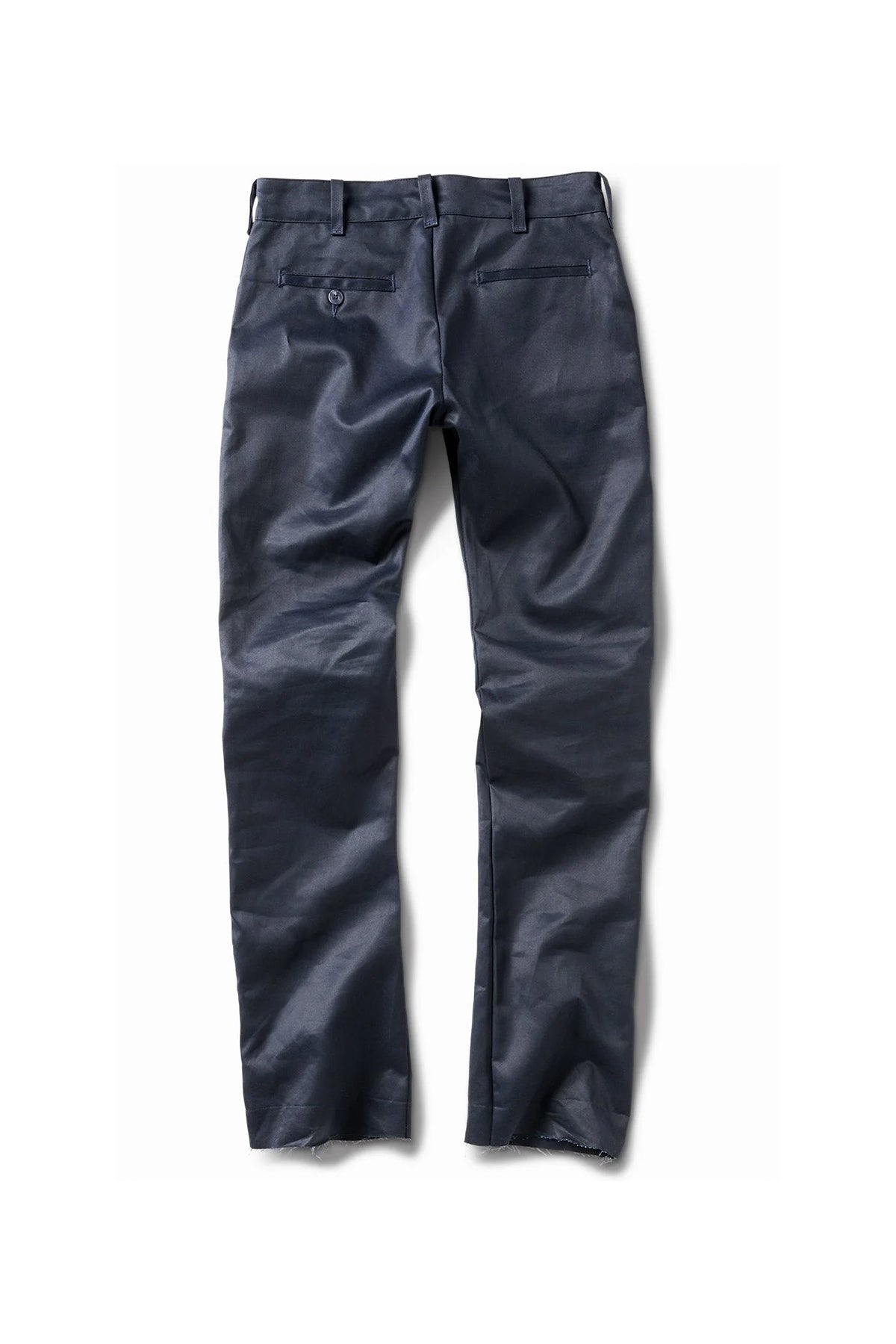 SCHAEFFER'S GARMENT HOTEL | JAPANESE WAXED CHINO PANTS IN INDIGO - MAXFIELD LA