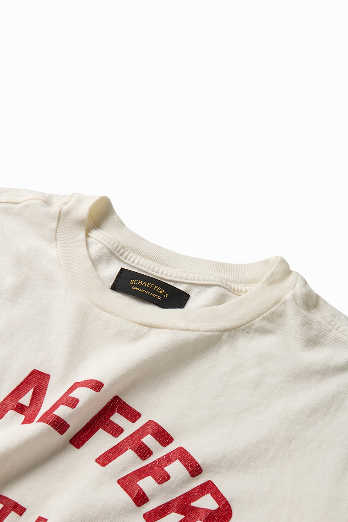 SCHAEFFER'S GARMENT HOTEL | CYCLE VARSITY DROP SHOULDER RAW EDGE TEE