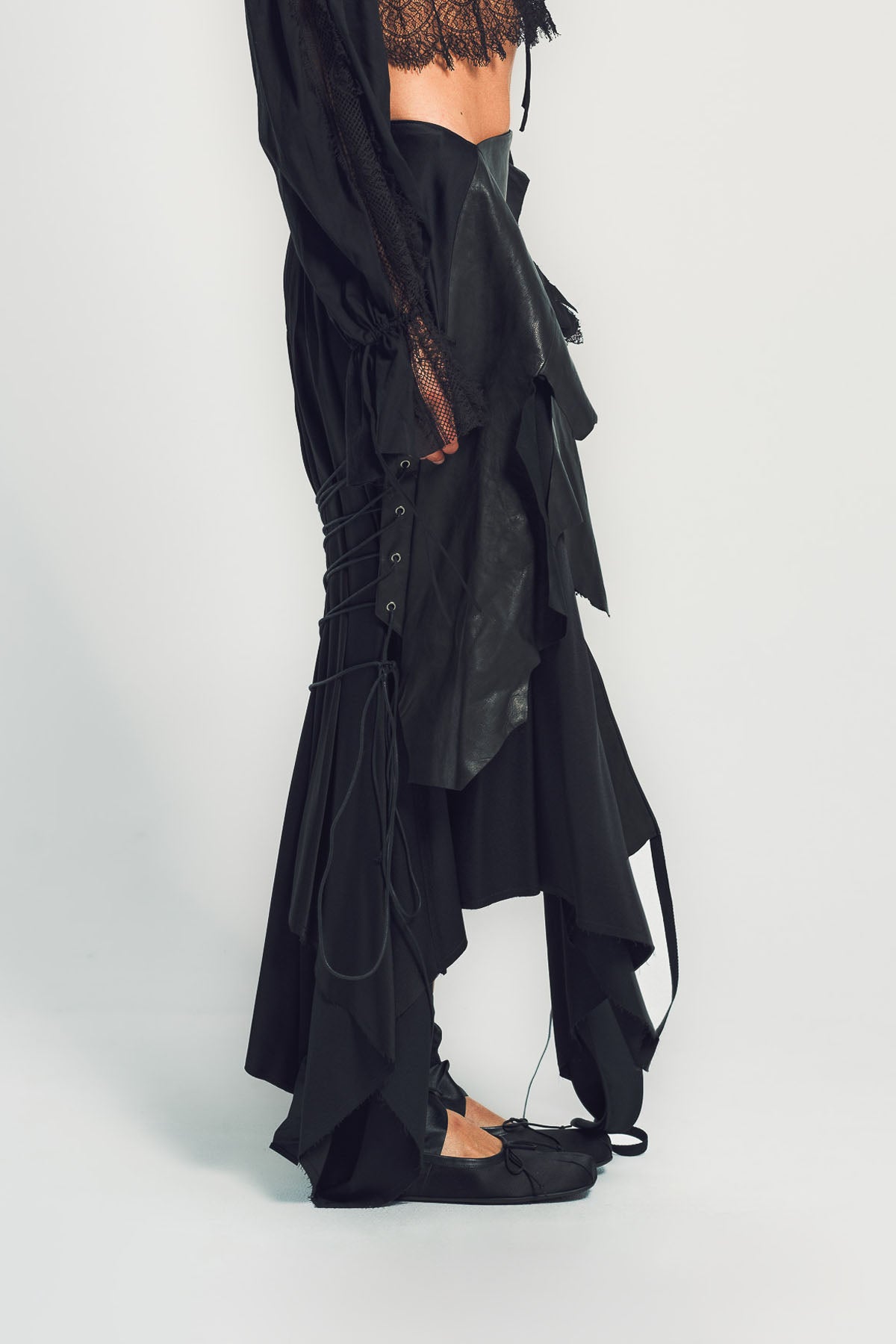 ANN DEMEULEMEESTER | EUGENIA MIDI SKIRT