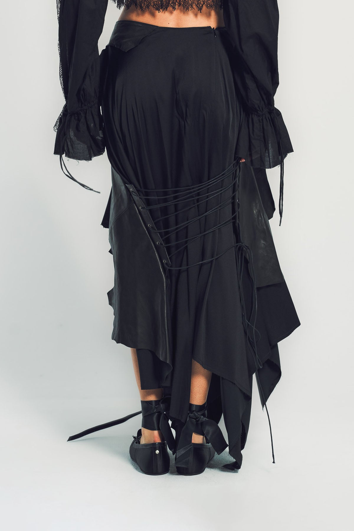 ANN DEMEULEMEESTER | EUGENIA MIDI SKIRT