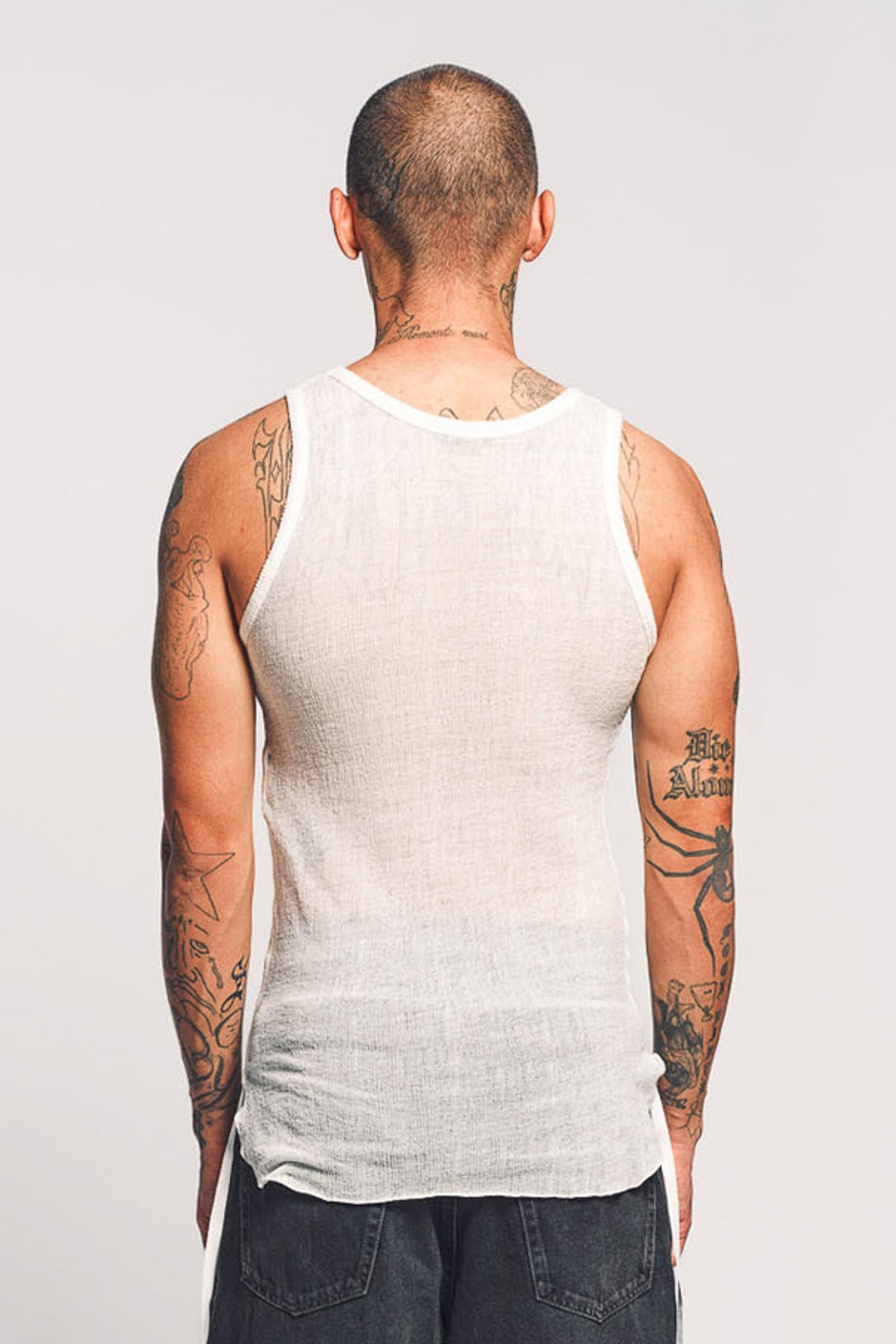 ANN DEMEULEMEESTER | BORIS WRINKLED CROPPED TANK