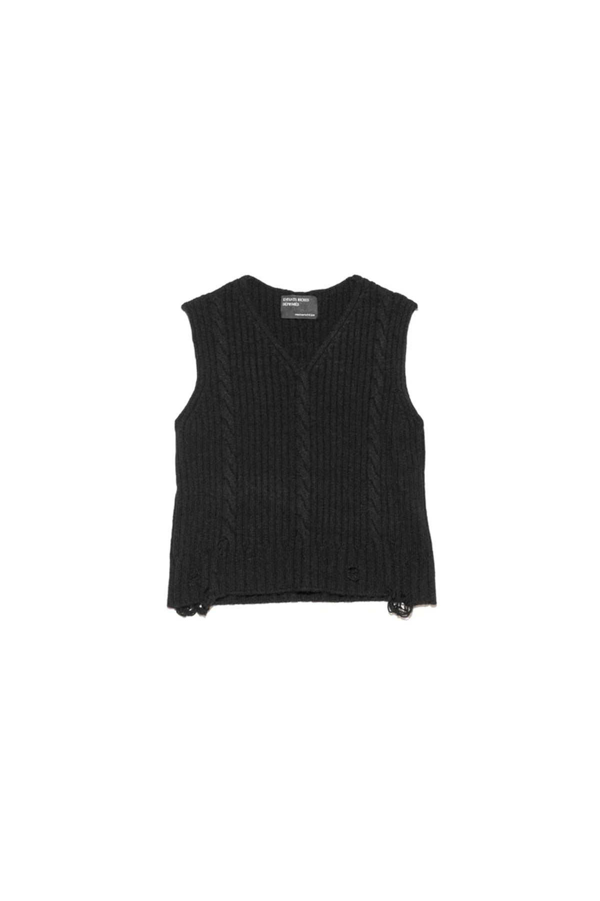 ENFANTS RICHES DÉPRIMÉS | FITTED V-NECK VEST
