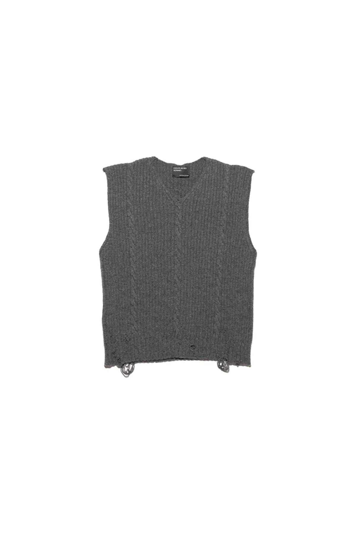 ENFANTS RICHES DÉPRIMÉS | FITTED V-NECK VEST