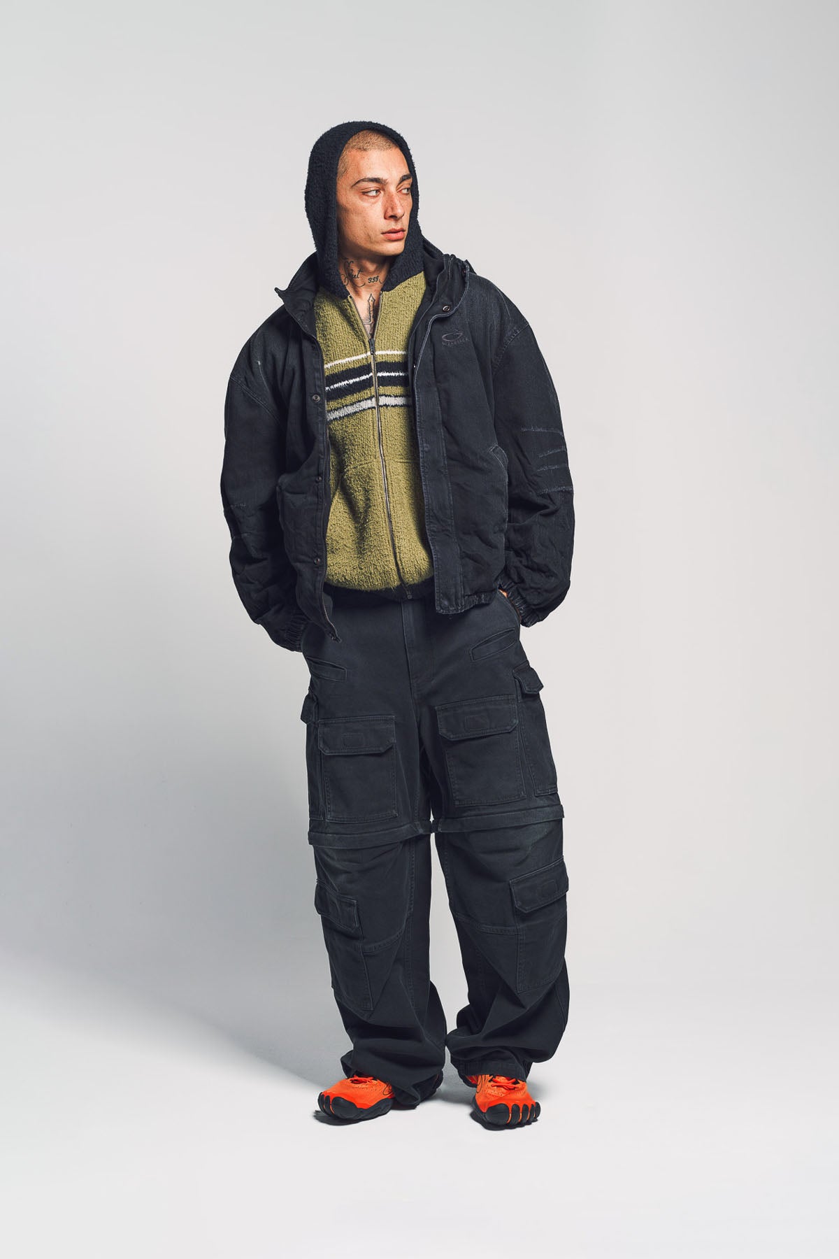 BALENCIAGA | HOODED WORKWEAR JACKET