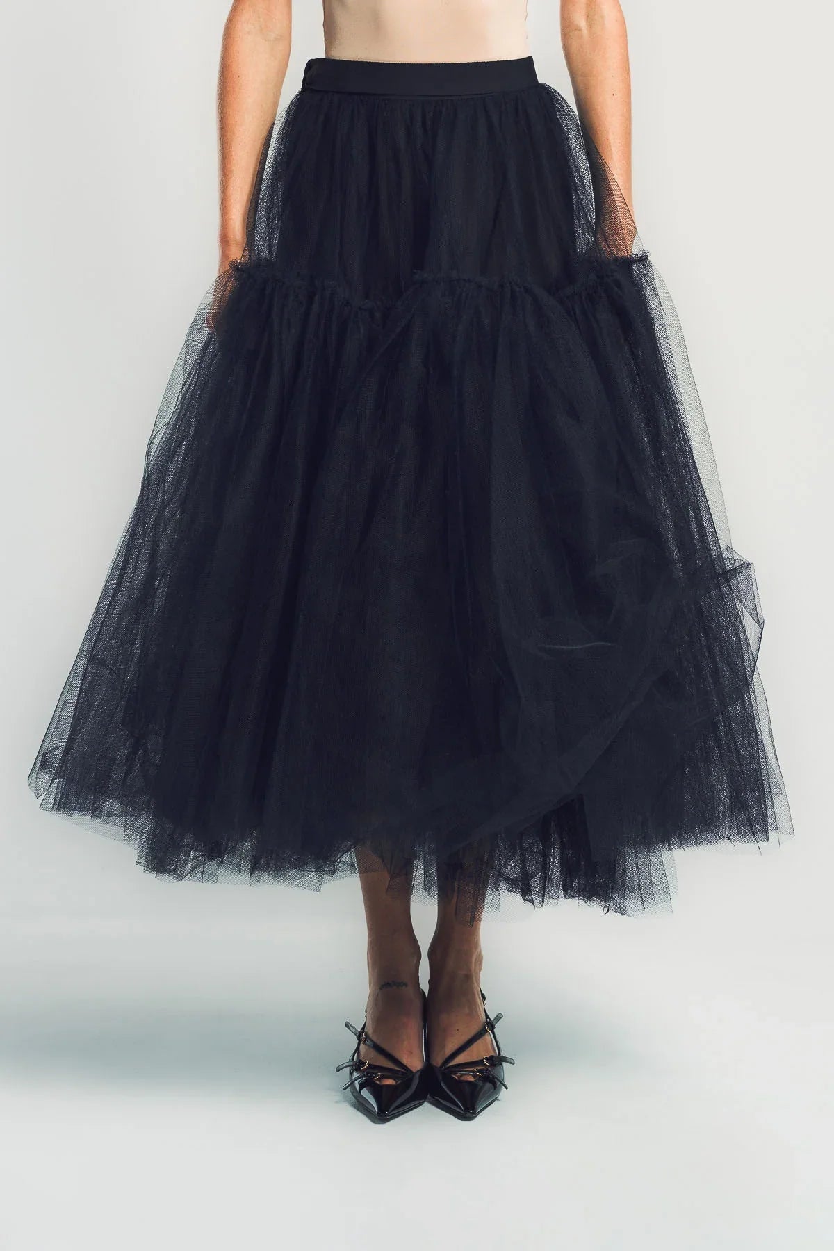 ERDEM | TULLE FULL MIDI SKIRT