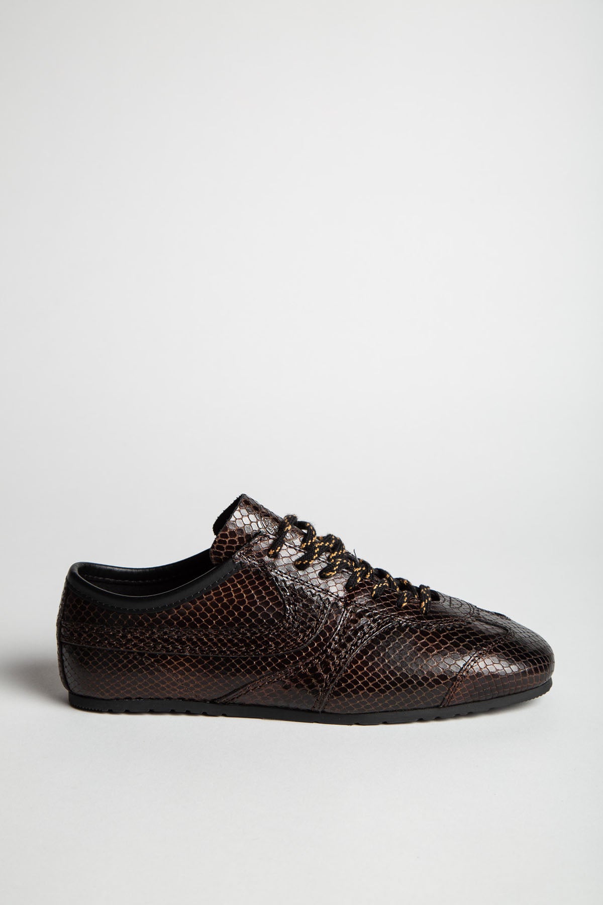 DRIES VAN NOTEN | SNAKE EMBOSSED LOW SNEAKERS