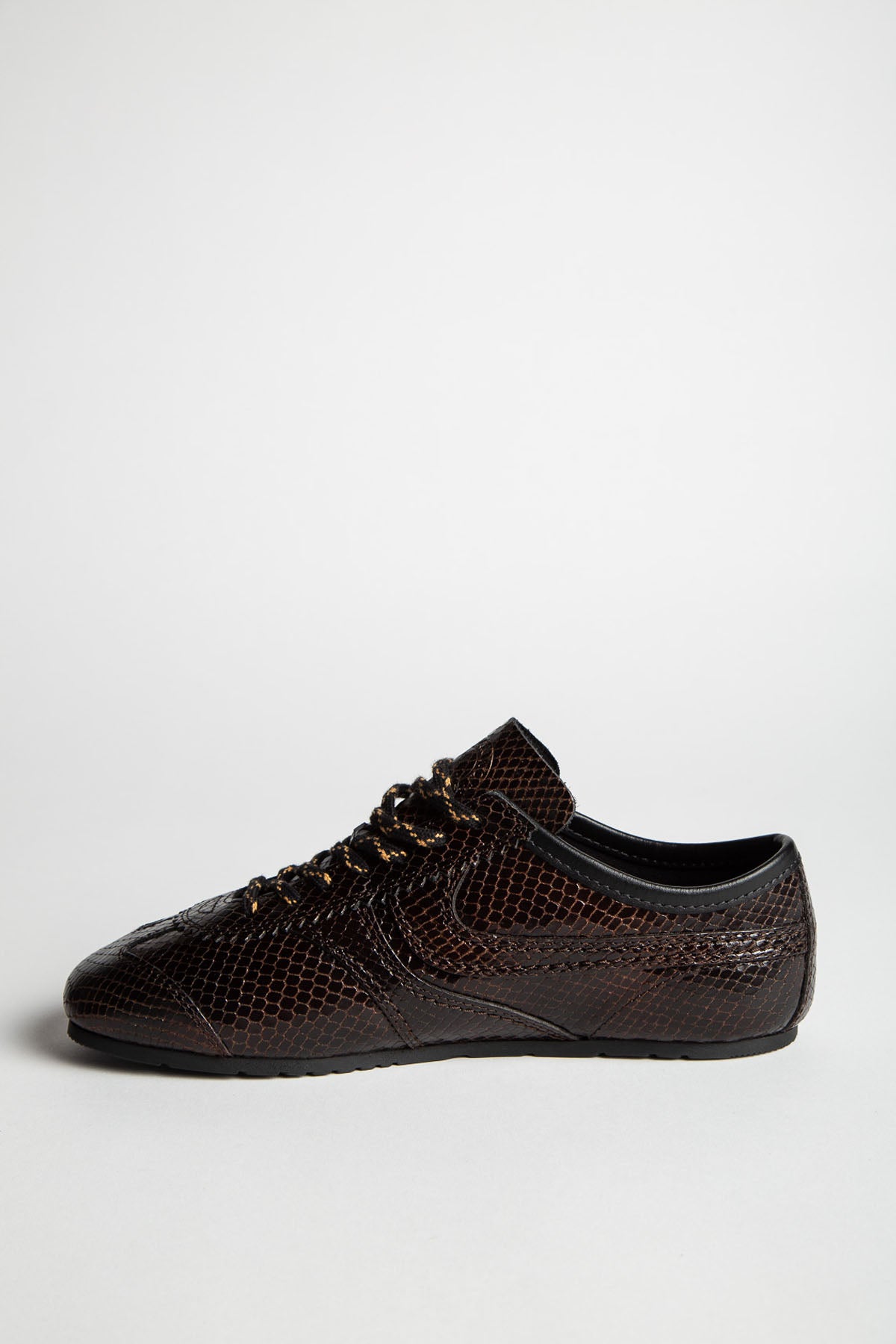 DRIES VAN NOTEN | SNAKE EMBOSSED LOW SNEAKERS