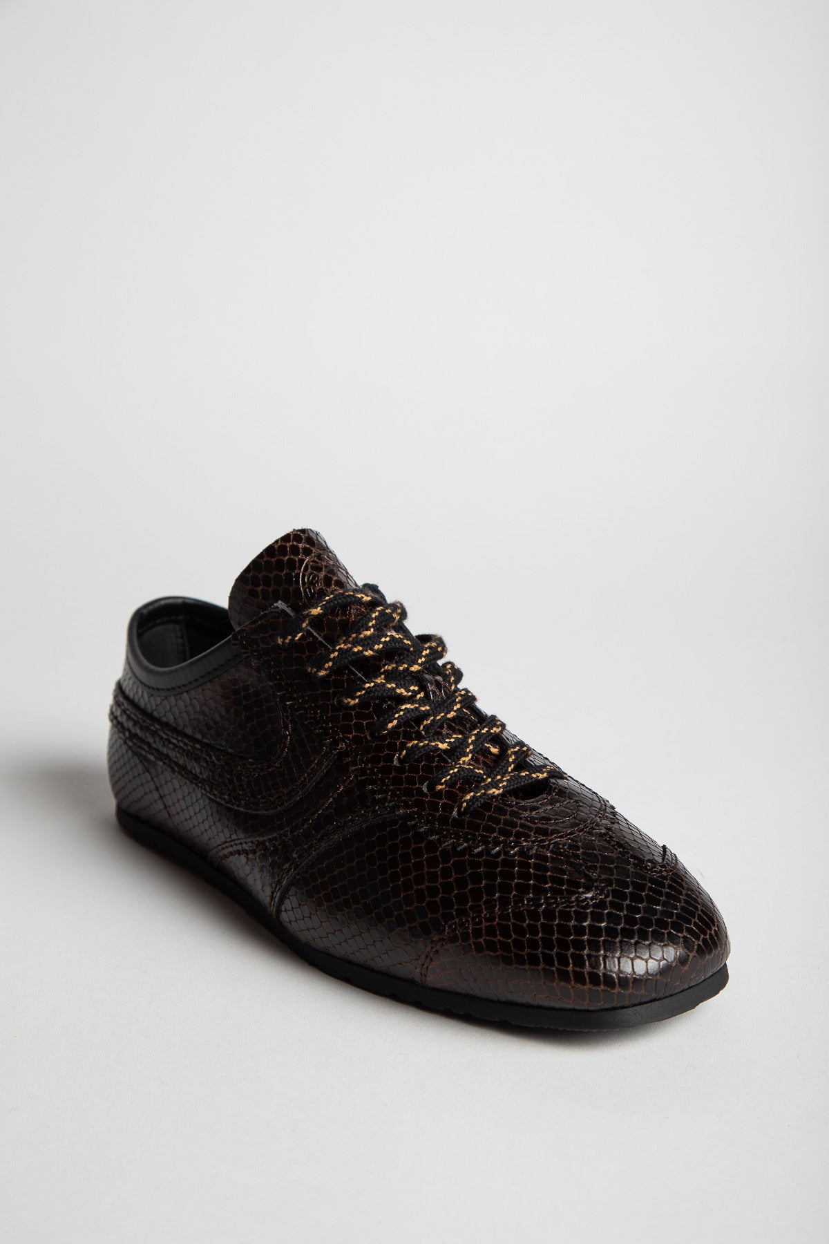 DRIES VAN NOTEN | SNAKE EMBOSSED LOW SNEAKERS