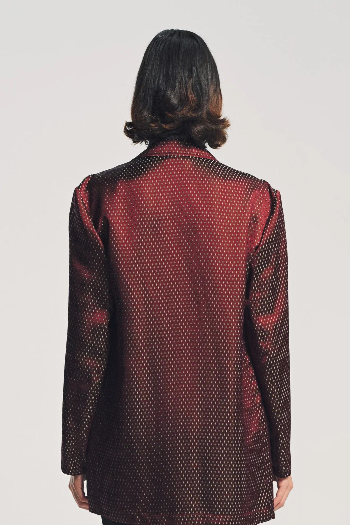 DRIES VAN NOTEN | DIAMOND JACQUARD BLAZER