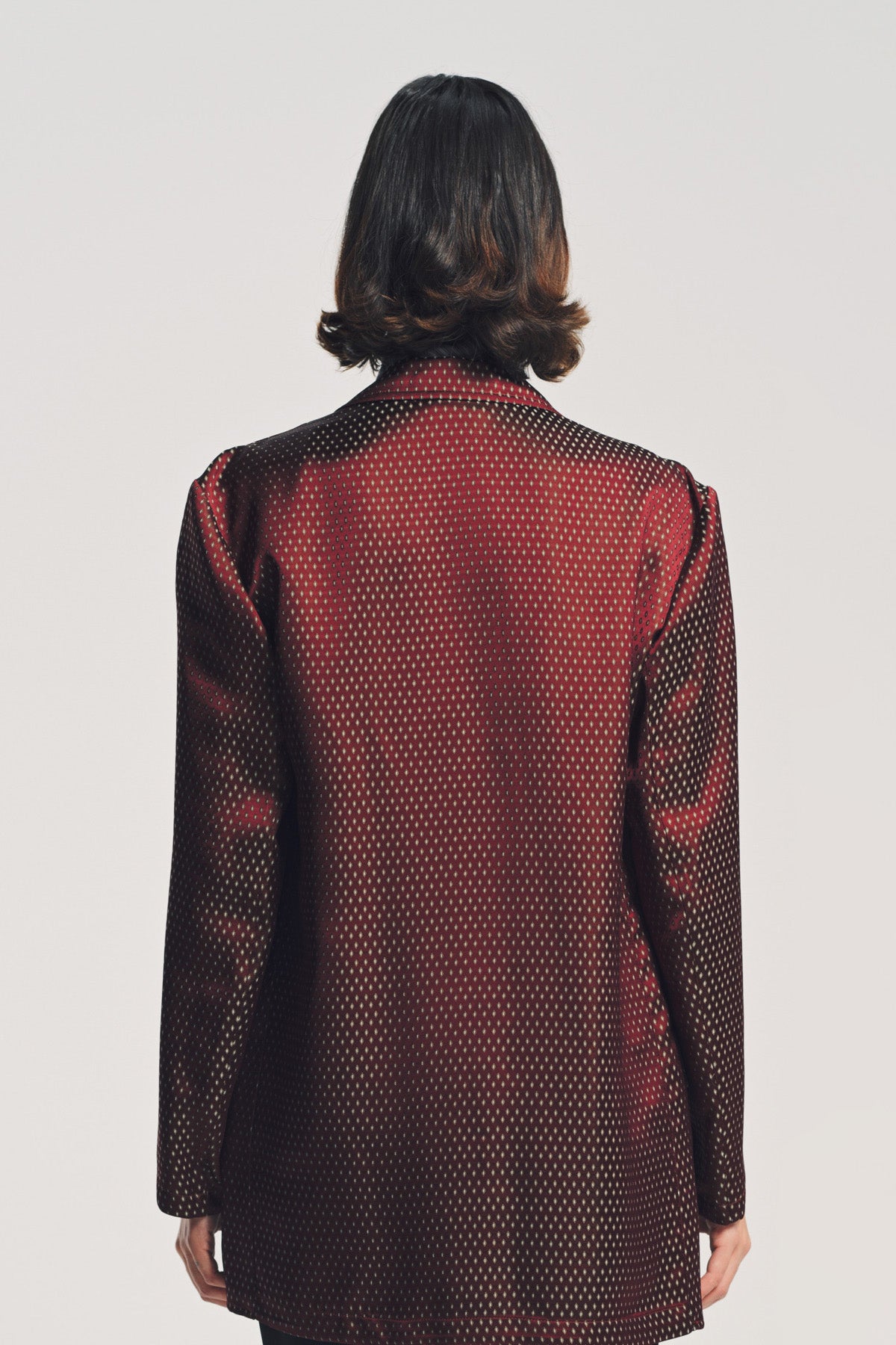 DRIES VAN NOTEN | DIAMOND JACQUARD BLAZER