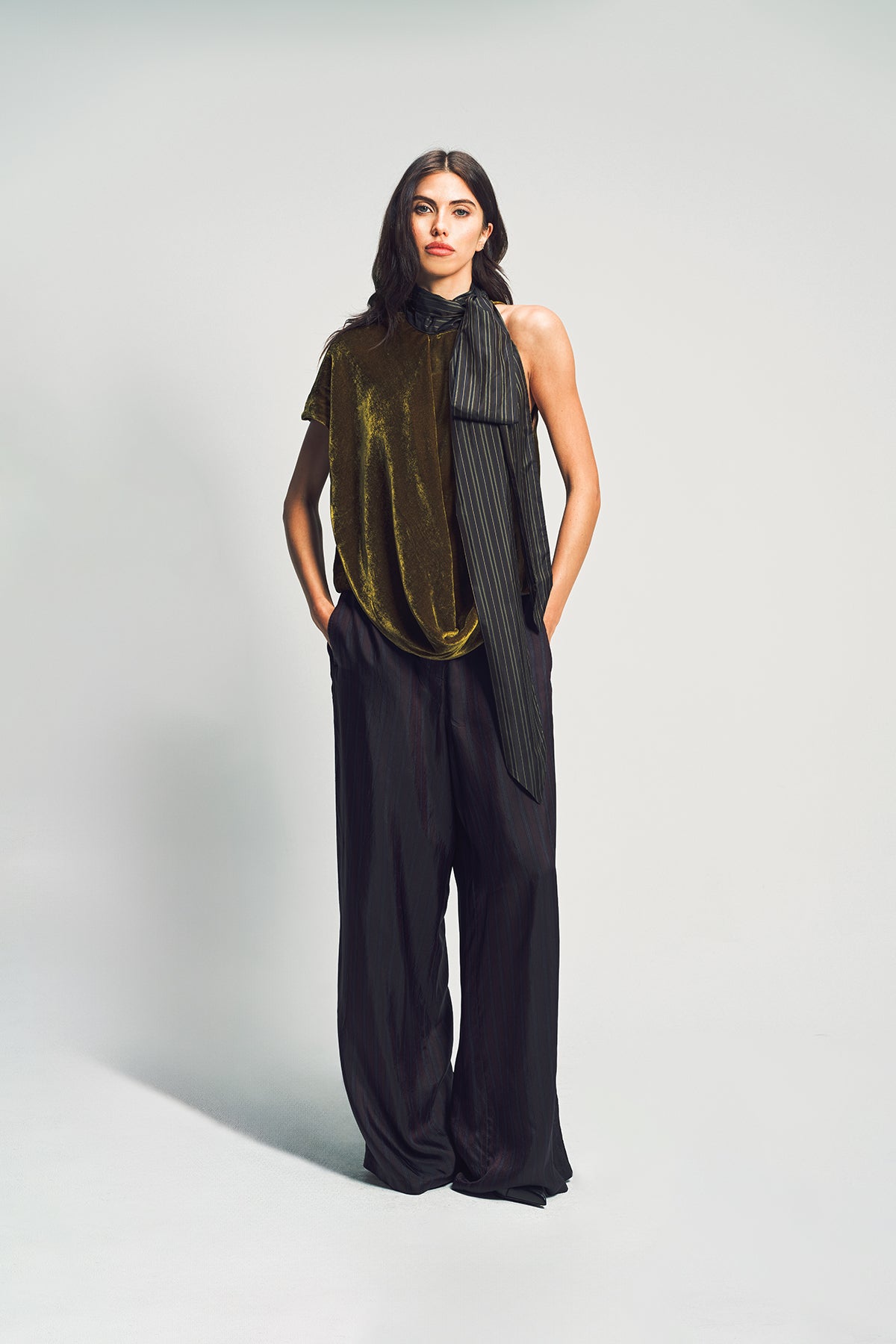 DRIES VAN NOTEN | CRESTA VELVET TOP